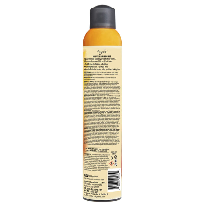 AGADIR Volumizing Firm Hold Hair Spray, 10.5 oz