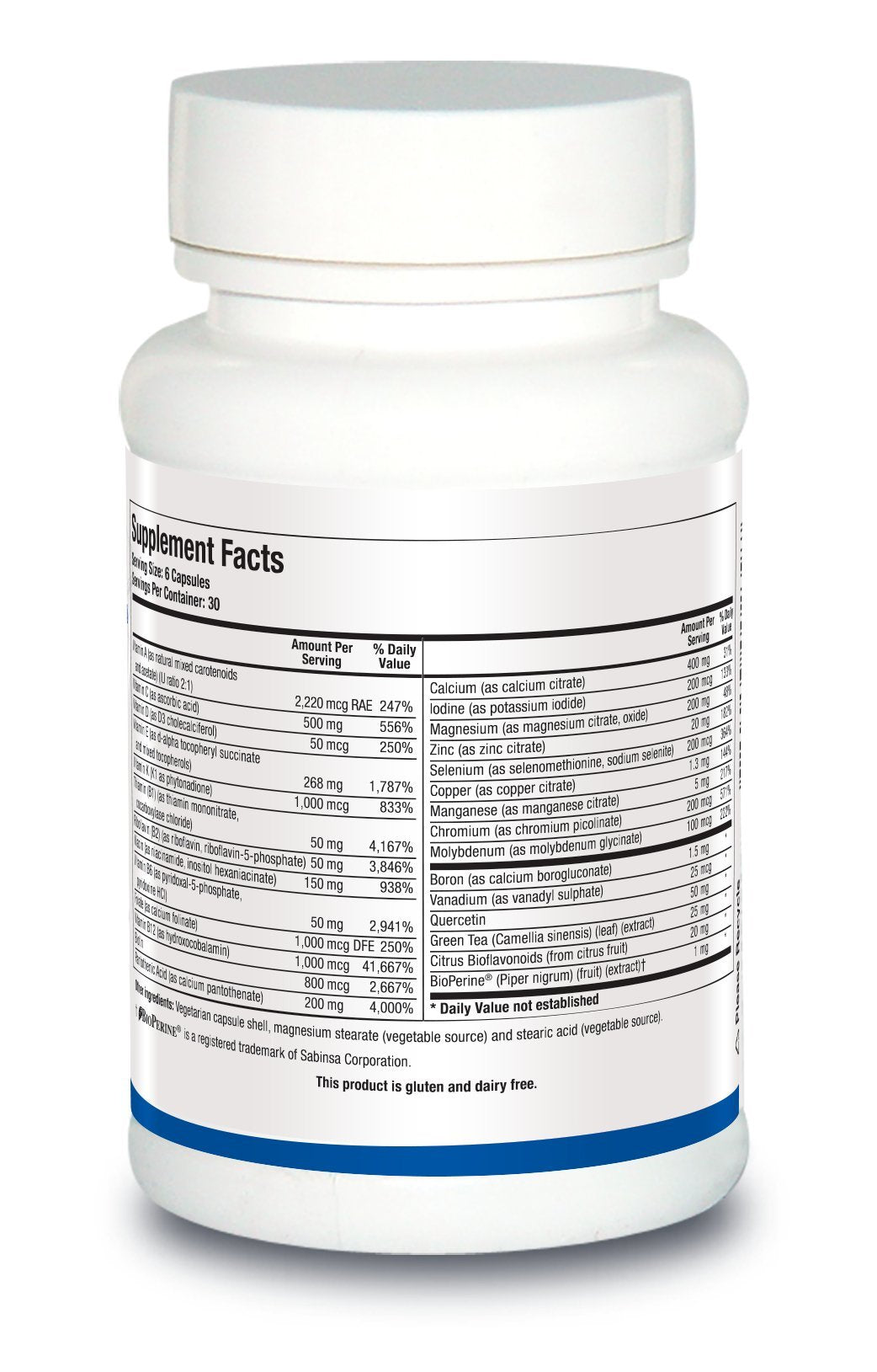 Biotics Research Pro Multi Plus Daily Complete Multivitamin for Men 180 Capsules