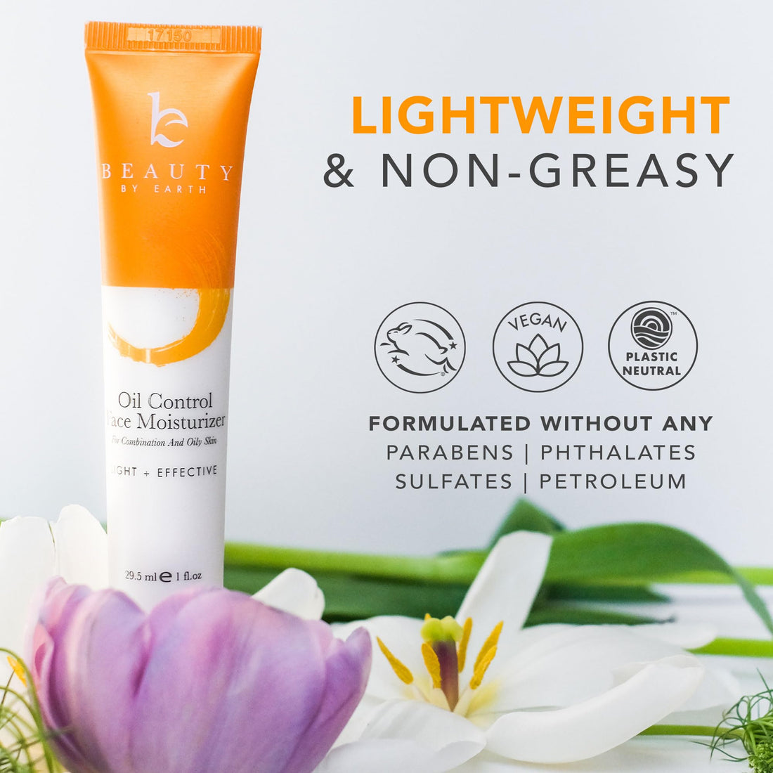 Facial Moisturizer Organic and Natural Daily Face Moisture Cream for Sensitive, Oily or Combo Skin; Light and Soothing; Best Non-Greasy Oil Control Lotion, Anti-Aging, Anti-Wrinkle for Men and Women