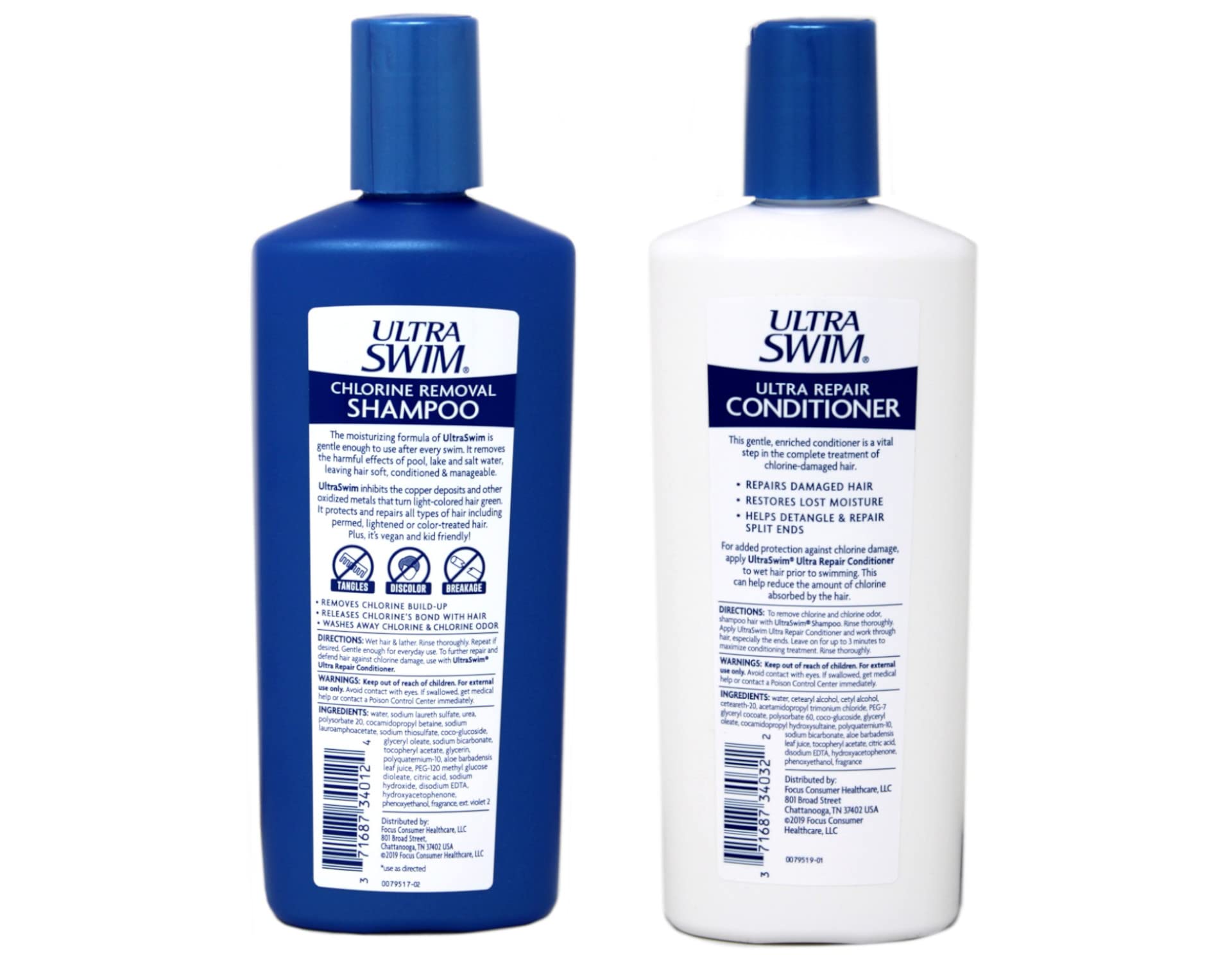 UltraSwim Dynamic Duo Repair Shampoo and Conditioner, 7 Fluid Ounce Each
