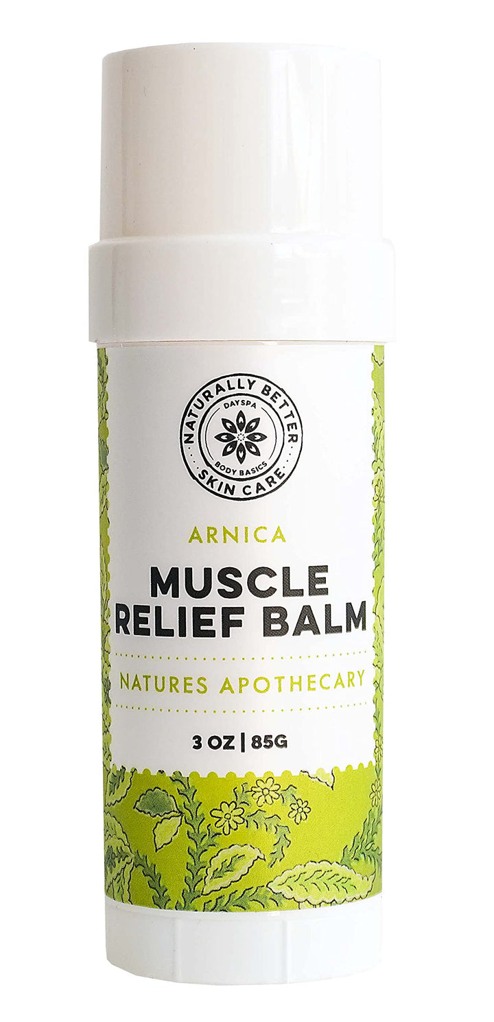 All-Natural Arnica Muscle Balm - Plant-Based Topical swelling and bruising Relief | Essential Oils & Menthol soothes and cools sore muscles, Hypoallergenic & Paraben-Free, Made in USA
