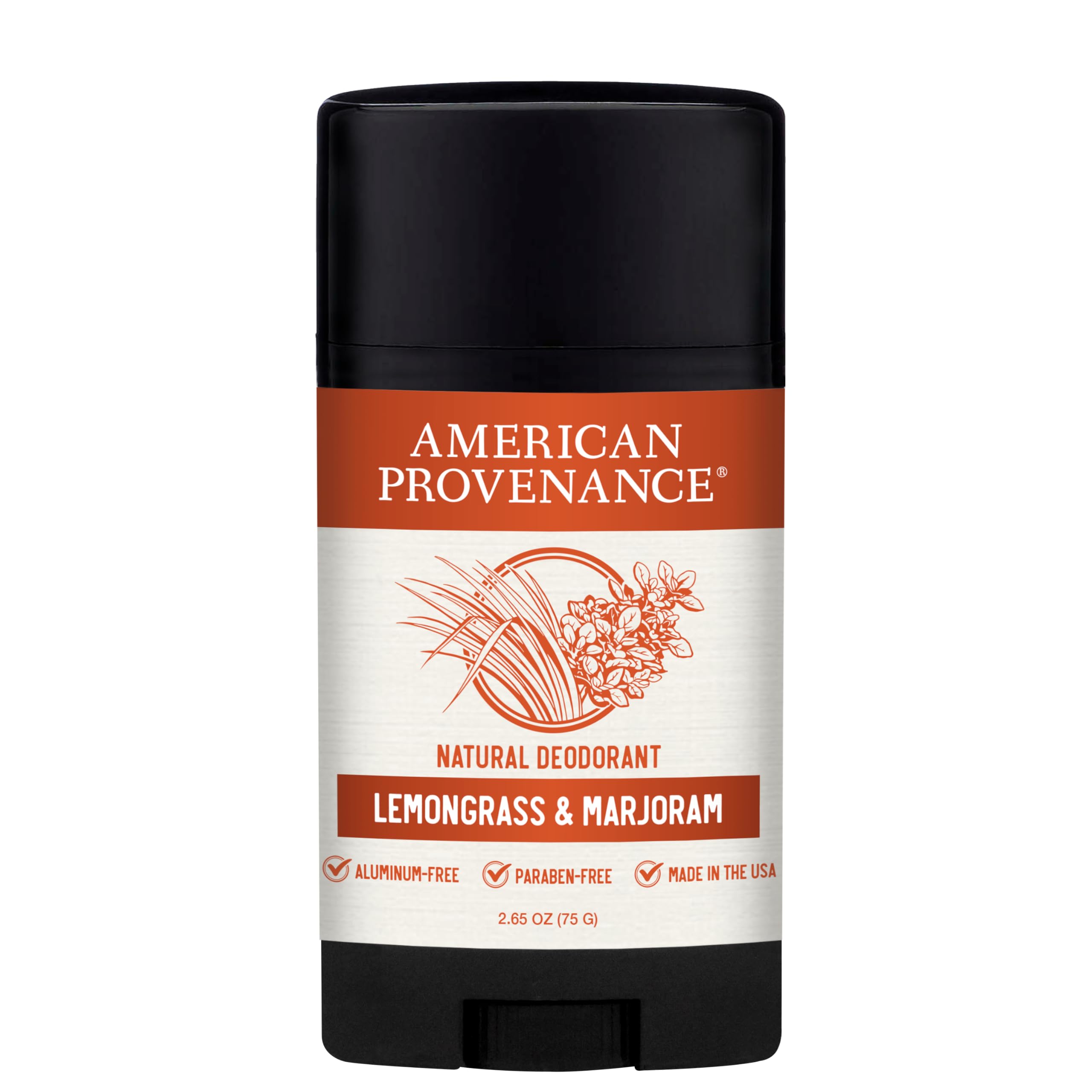 American Provenance Natural Mens Deodorant, Fastballs & Fisticuffs, 2.75 oz/75 gr