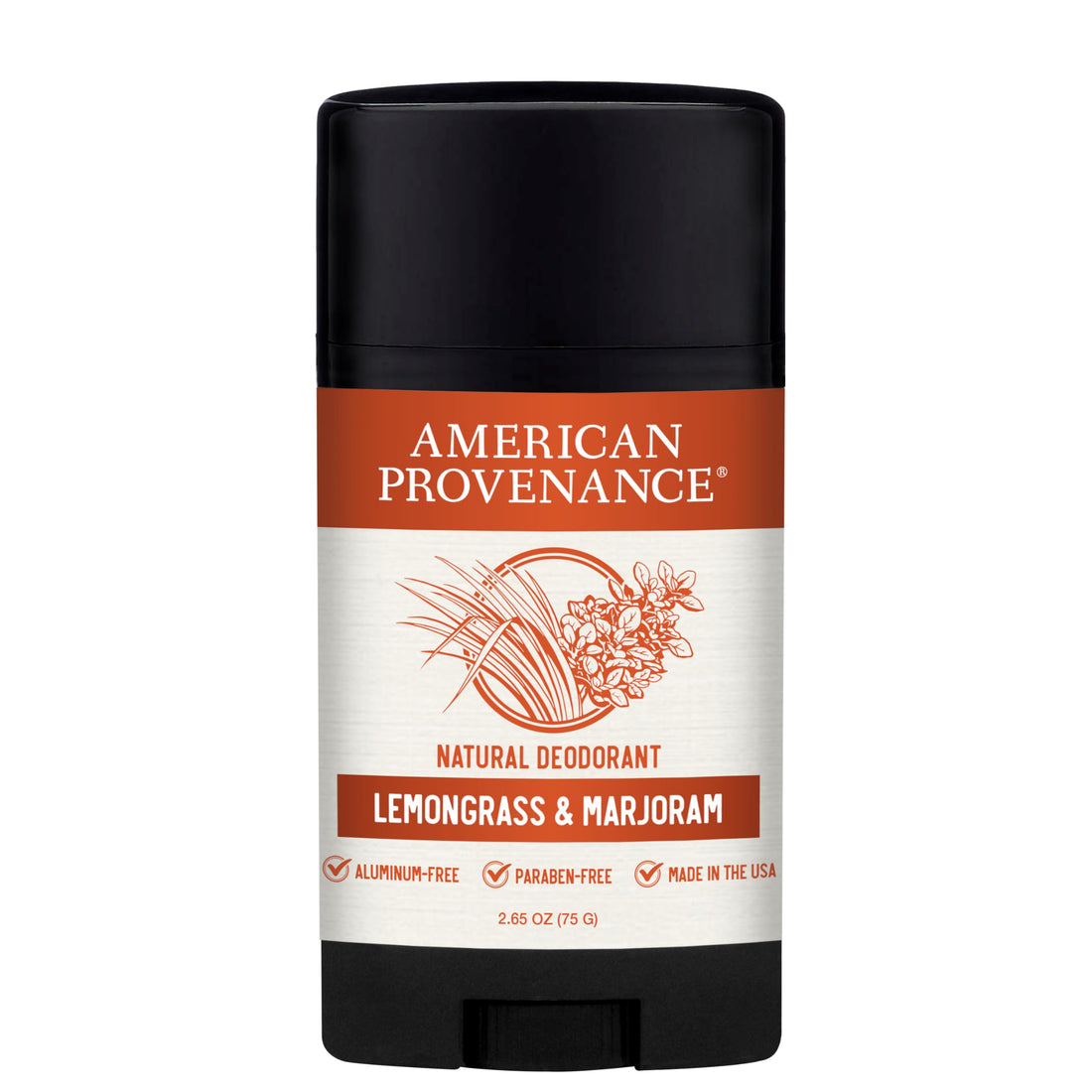 American Provenance Natural Mens Deodorant, Fastballs & Fisticuffs, 2.75 oz/75 gr