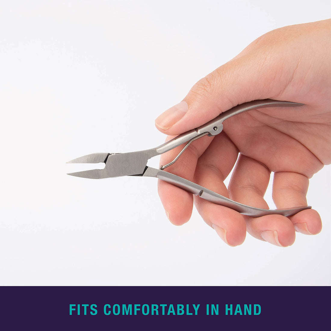 Simply Foot Ingrown Toenail Kit ââ‚¬â€œ Includes a Stainless Steel Toenail Nipper and a Stainless Steel Dual-Ended File ââ‚¬â€œ Easy to Use Foot Care Tools for DIY Pedicures ââ‚¬â€œ Ideal for Men