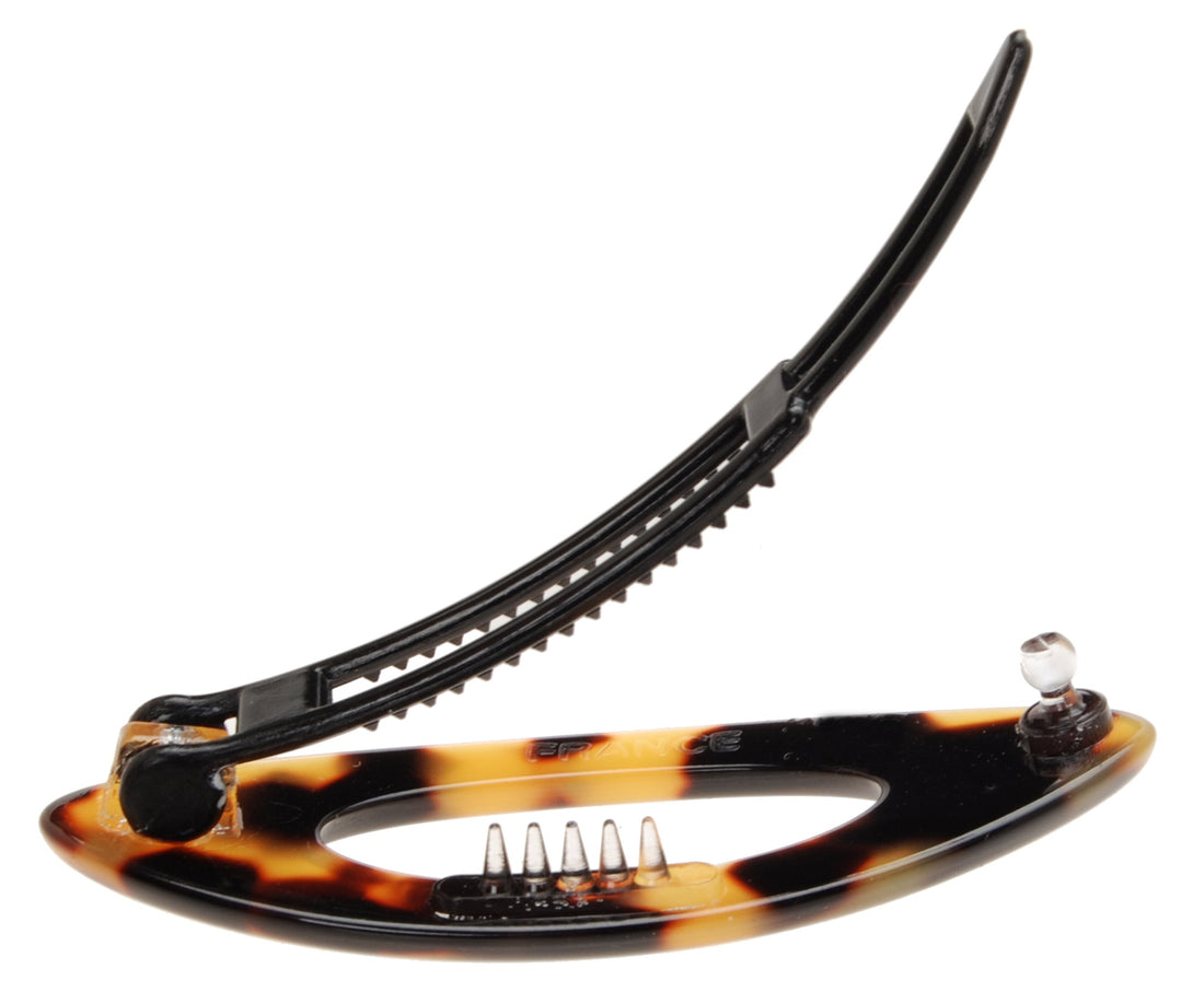 Tokyo : France Luxe Mini Cutout Oval on Plastic Tige Boule Barrette - Tokyo