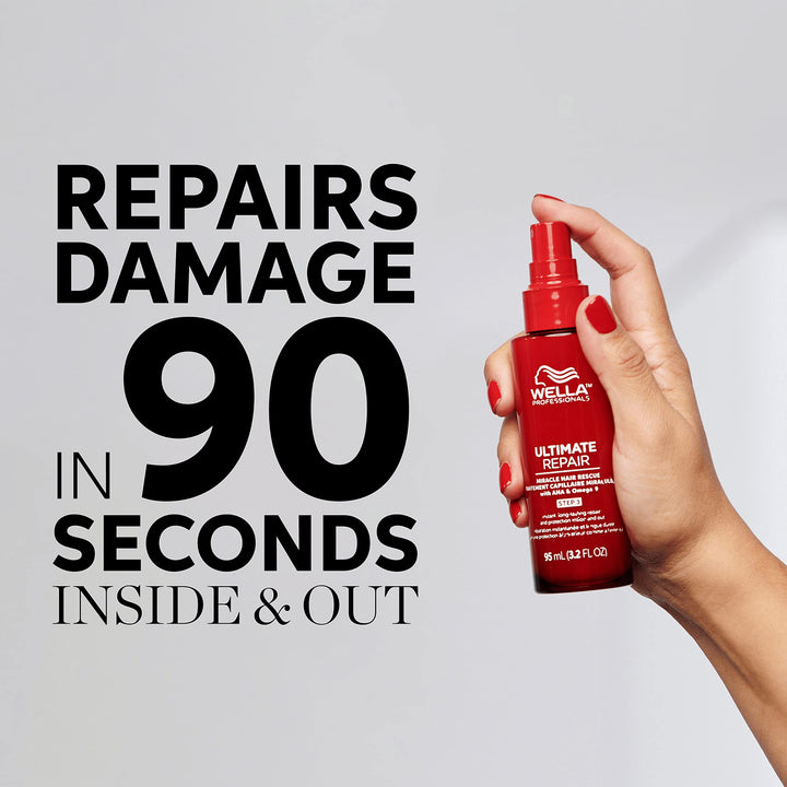 Wella Professionals ULTIMATE REPAIR Miracle Hair Rescue for Damaged Hair | Luxury Leave-In Treatment | Long-Lasting Repair & Protection | For All Hair Types | 1 Fl Oz