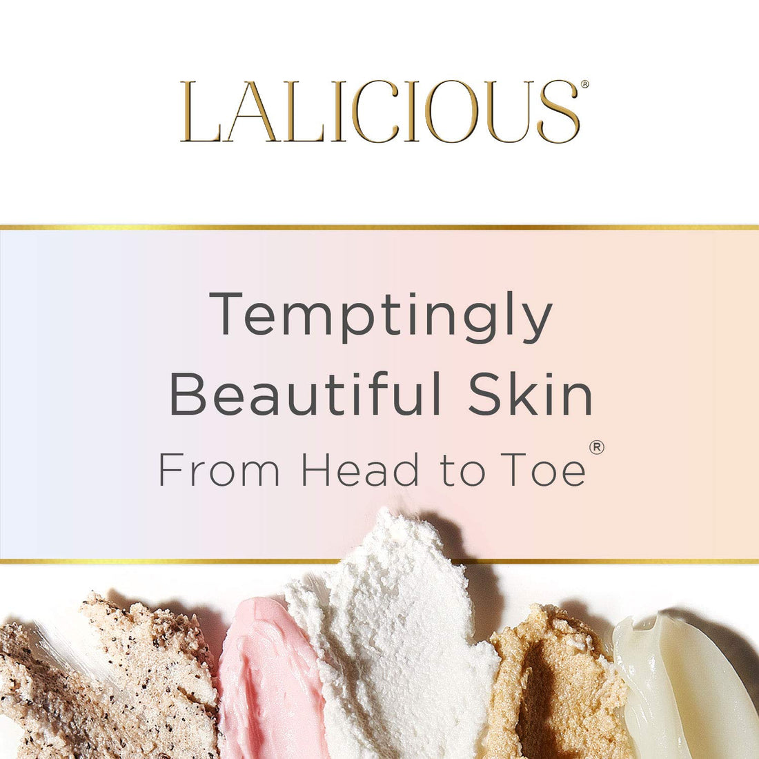 LALICIOUS - Shimmery Pink Birthday Cake Sugar Scrub, 2 Oz Travel Size