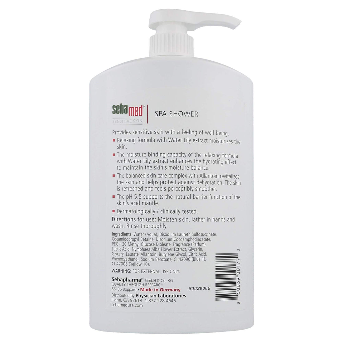 Sebamed Spa Shower, 33.8 Fluid Ounce