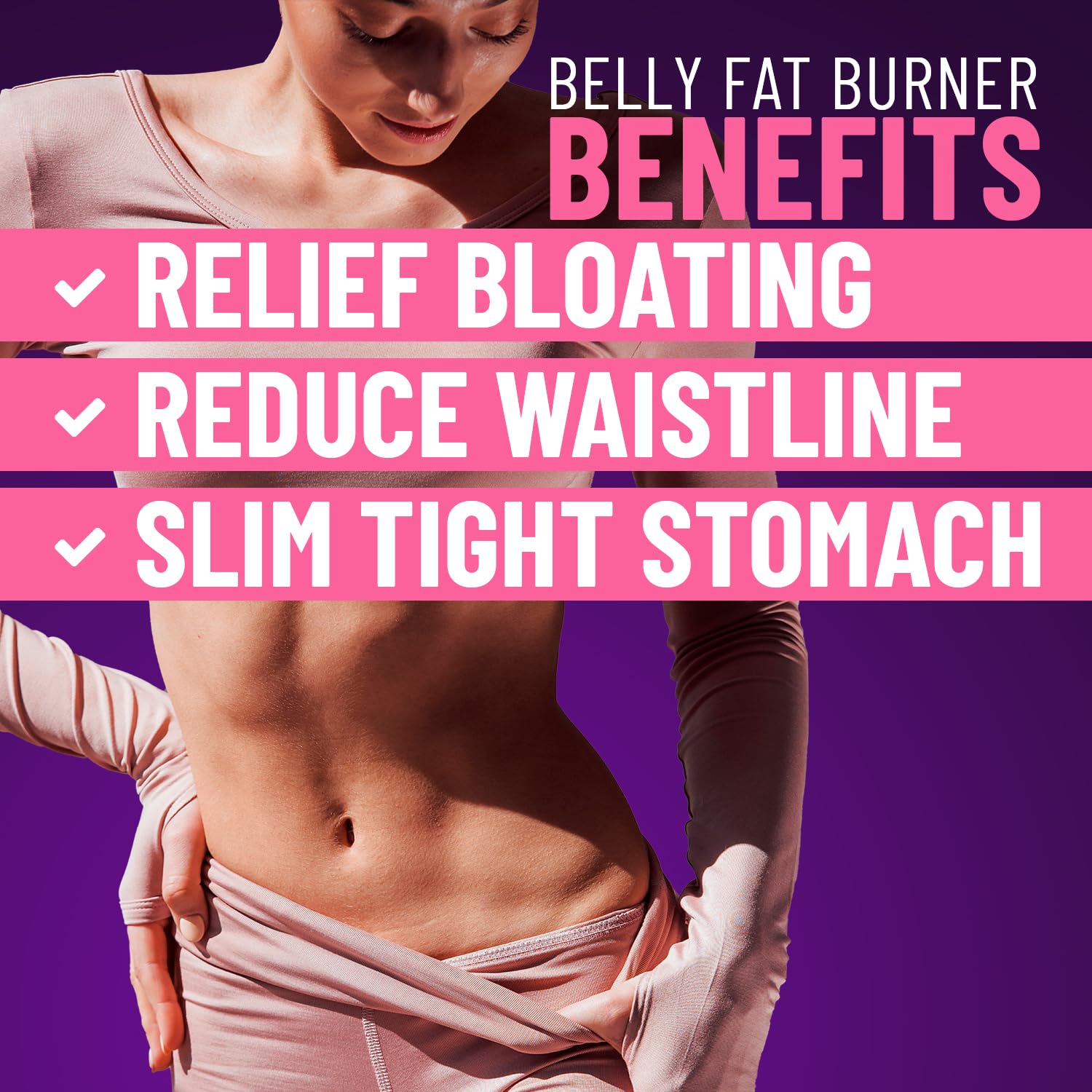 Belly Fat Burner for Women - Weight Loss Pills for Women Stomach Fat | CLA Softgels | Appetite Suppressant & Metabolism Booster | Bloating Relief & Natural Support - Keto Diet Pills 120 Softgels