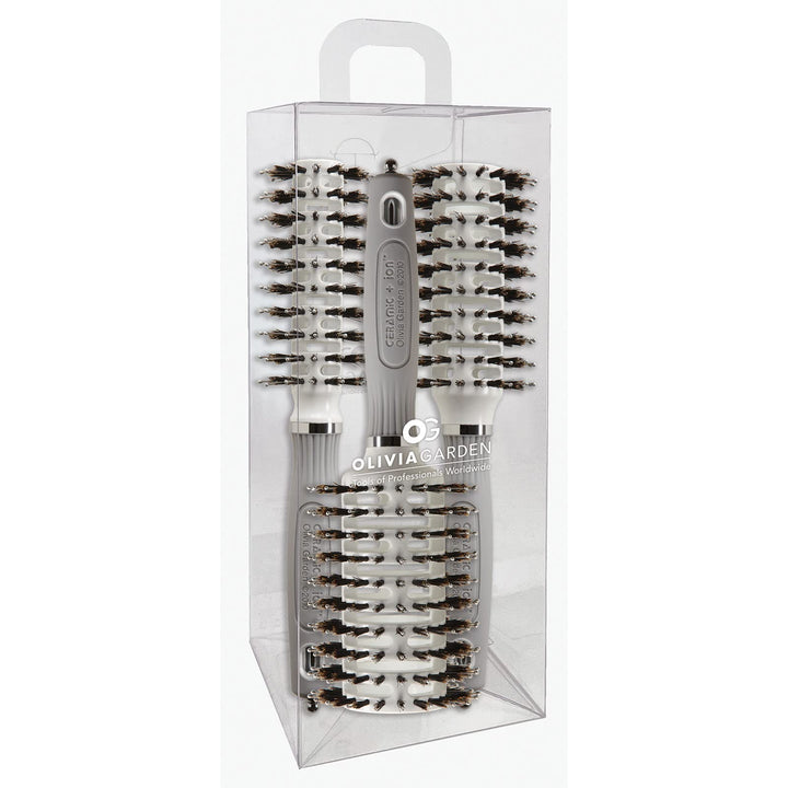 Olivia Garden Ceramic + Ion Turbo Vent Combo Hair Brush Kit