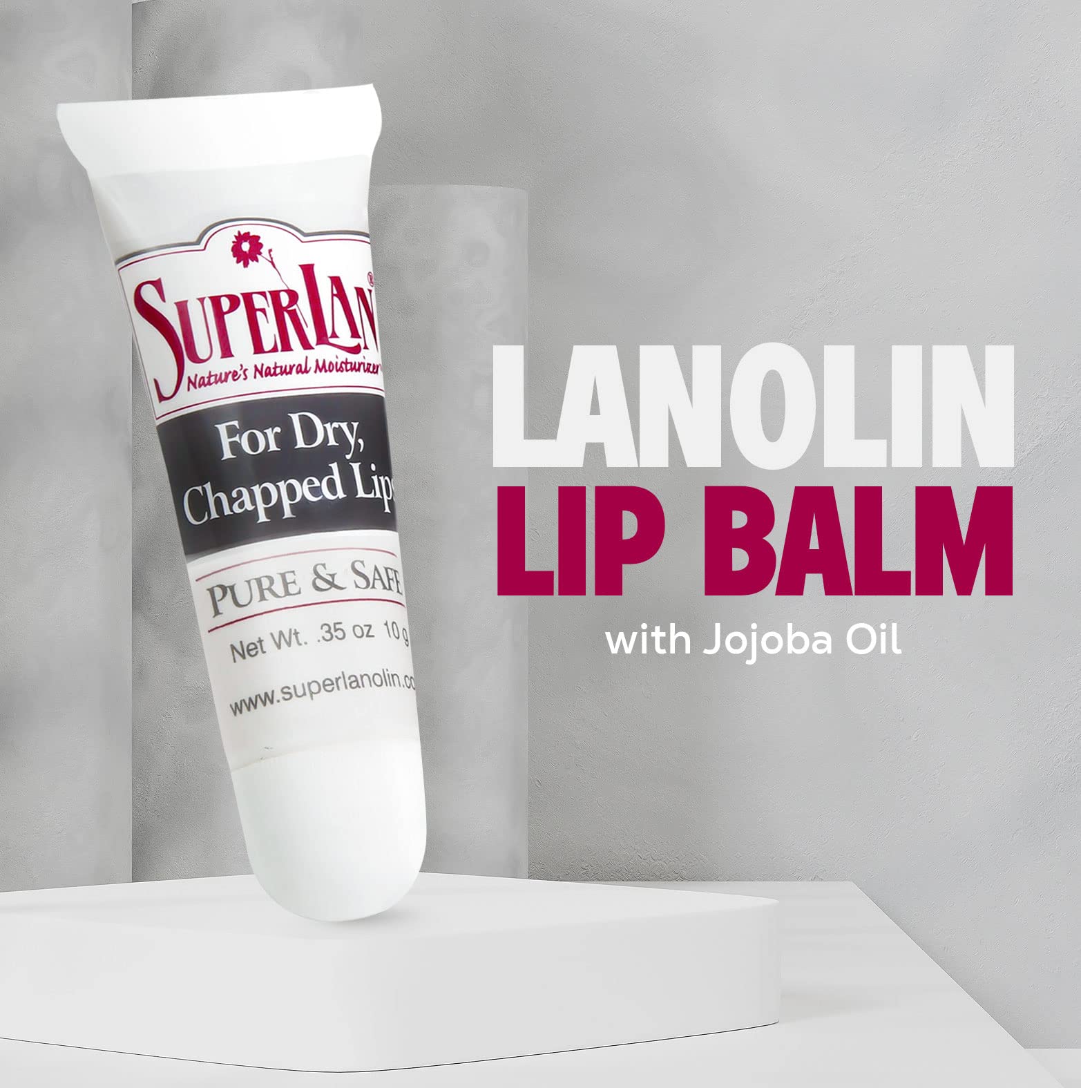 Superlan Ultra Medical Pure Grade Refined Kosher Lanolin for Chapped Lips