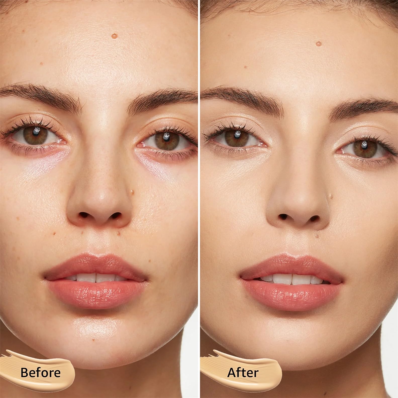 Mushroom Head Air Cushion CC Cream Foundation Moisture Cushion BB Cream for Women & Girls All Skin, Waterproof Full Coverage Self Adjusting Concealer (Buff Beige)