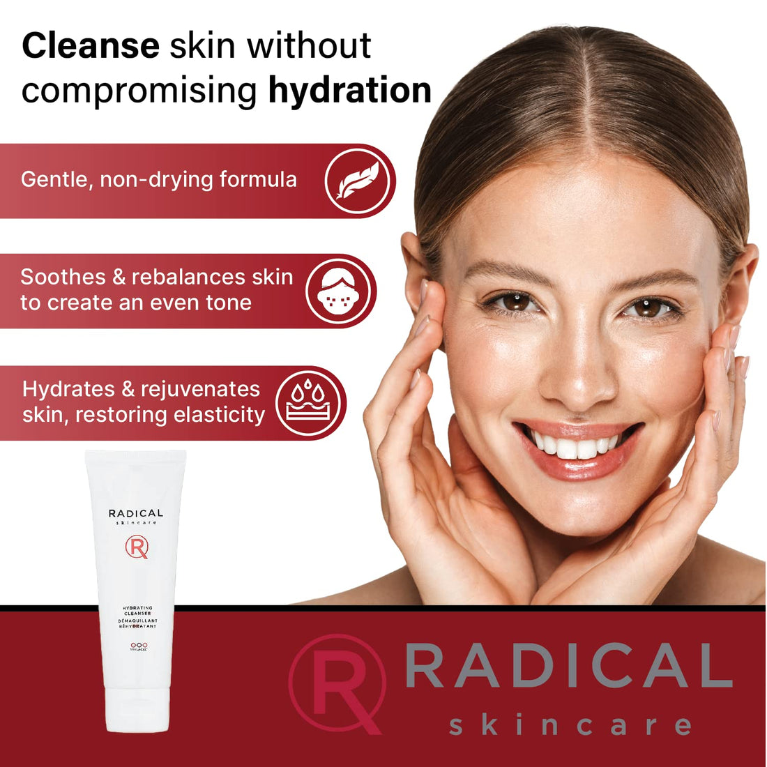 Radical Skincare Hydrating Cleanser, 4 Oz.