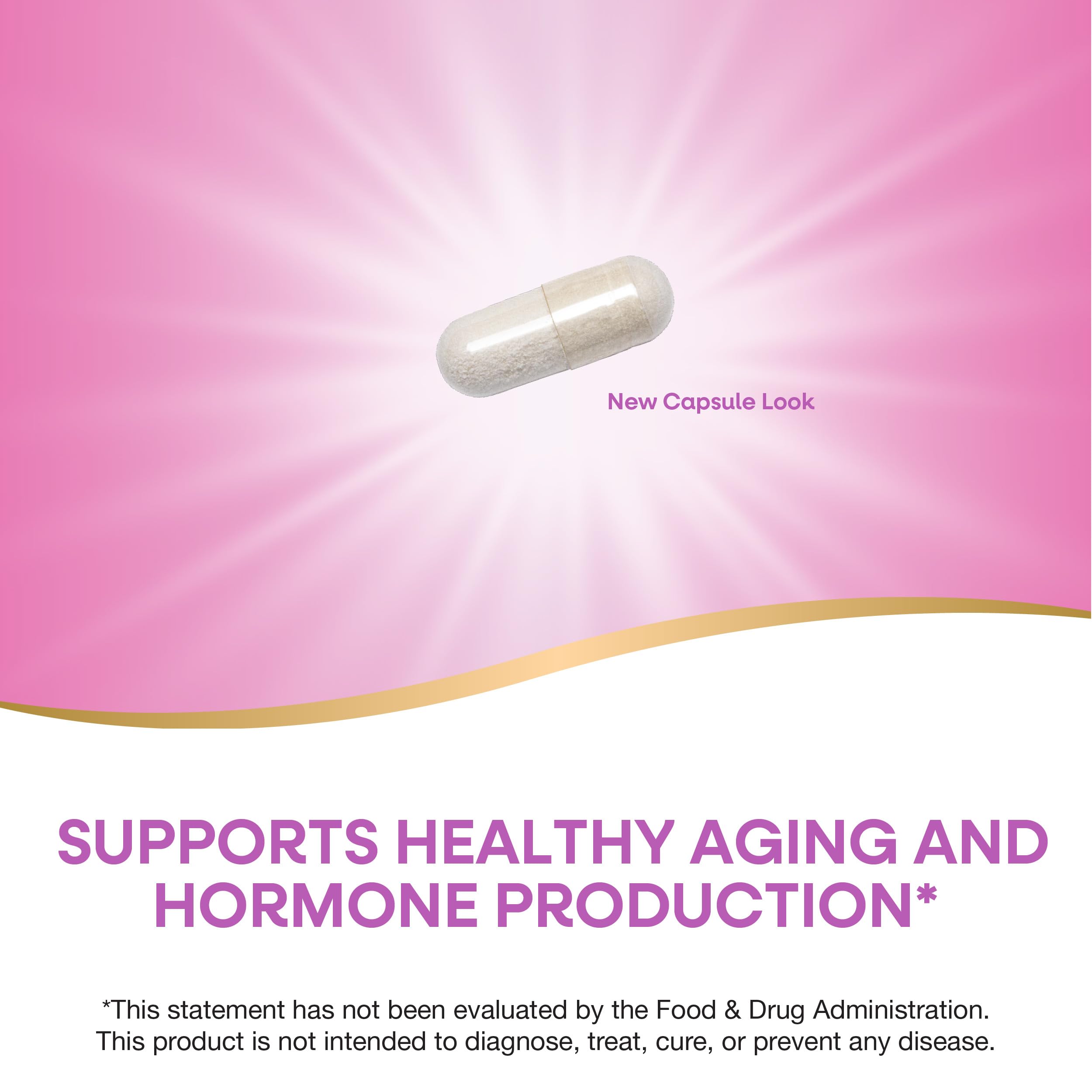 Nature's Way Youthful You DHEA 5 Mg, Supports Healthy Aging & Hormone Production*, No Gluten, 60 Vegan Capsules (Packaging May Vary) - 2 Pack