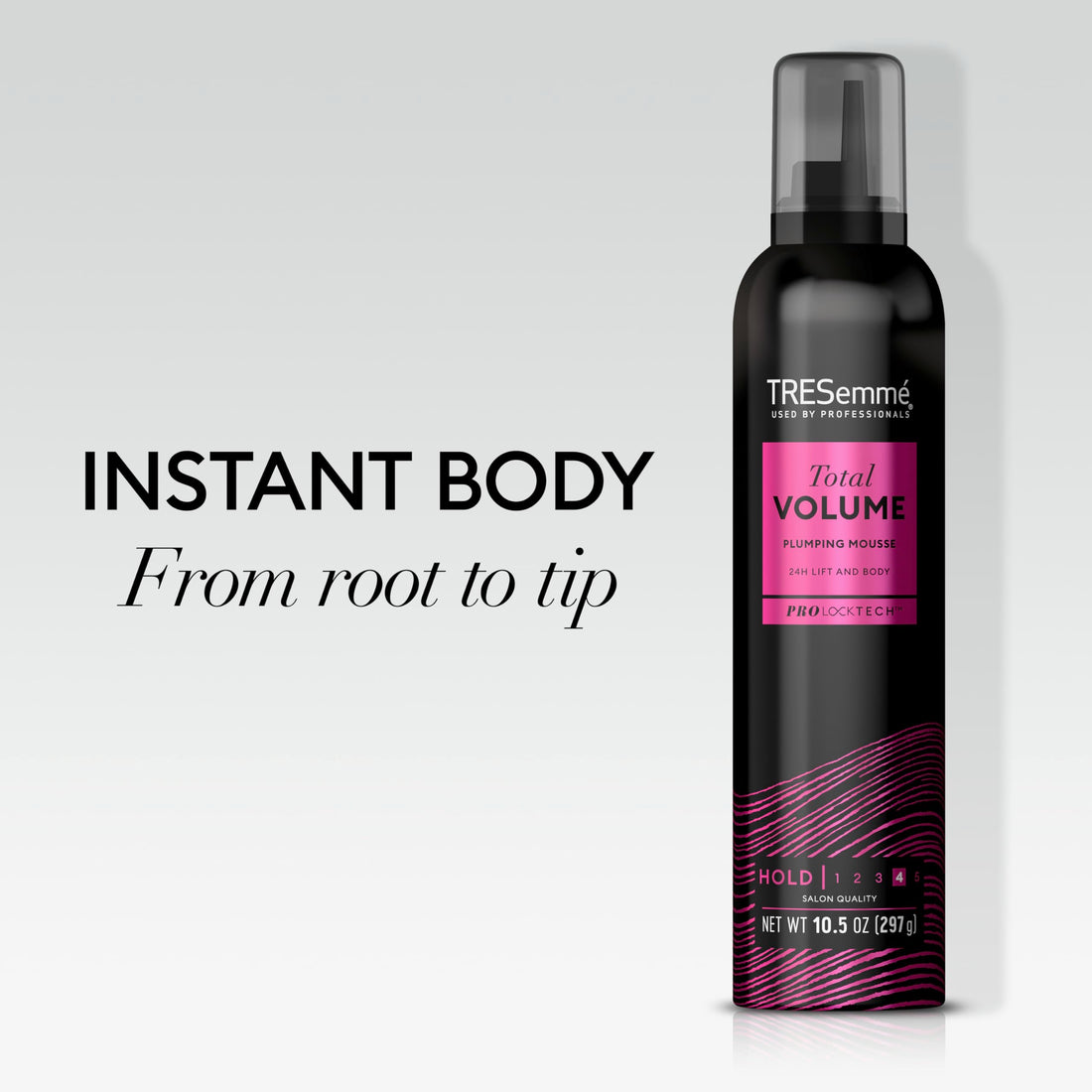 TRESemmé Shampoo, Conditioner, Hairspray, & Styler Volume Hair Kit Formulated with Pro Style Technology™ 4 Pack