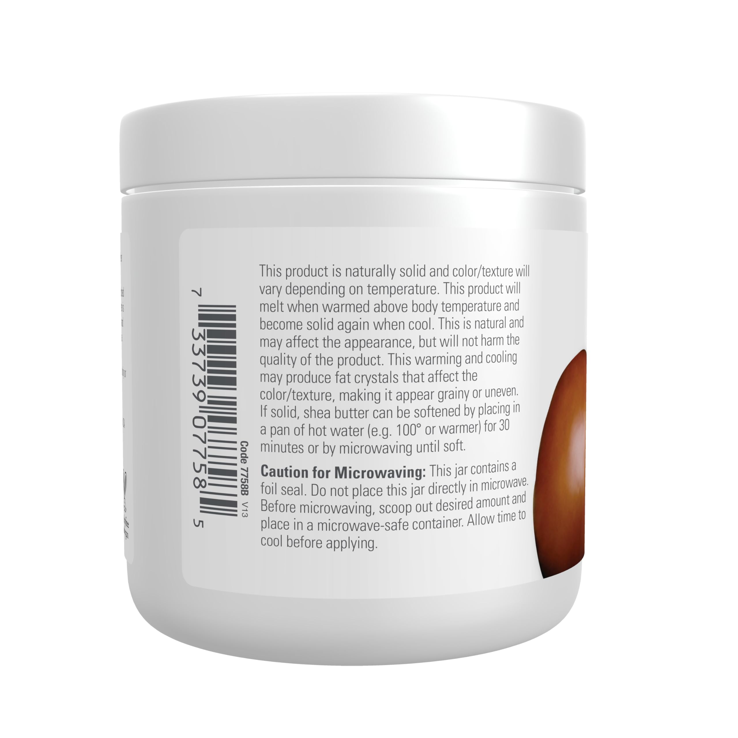 NOW Foods Solutions, Shea Butter, Skin Emollient, Seals in Moisture for Dry Rough Skin, 7-Ounce