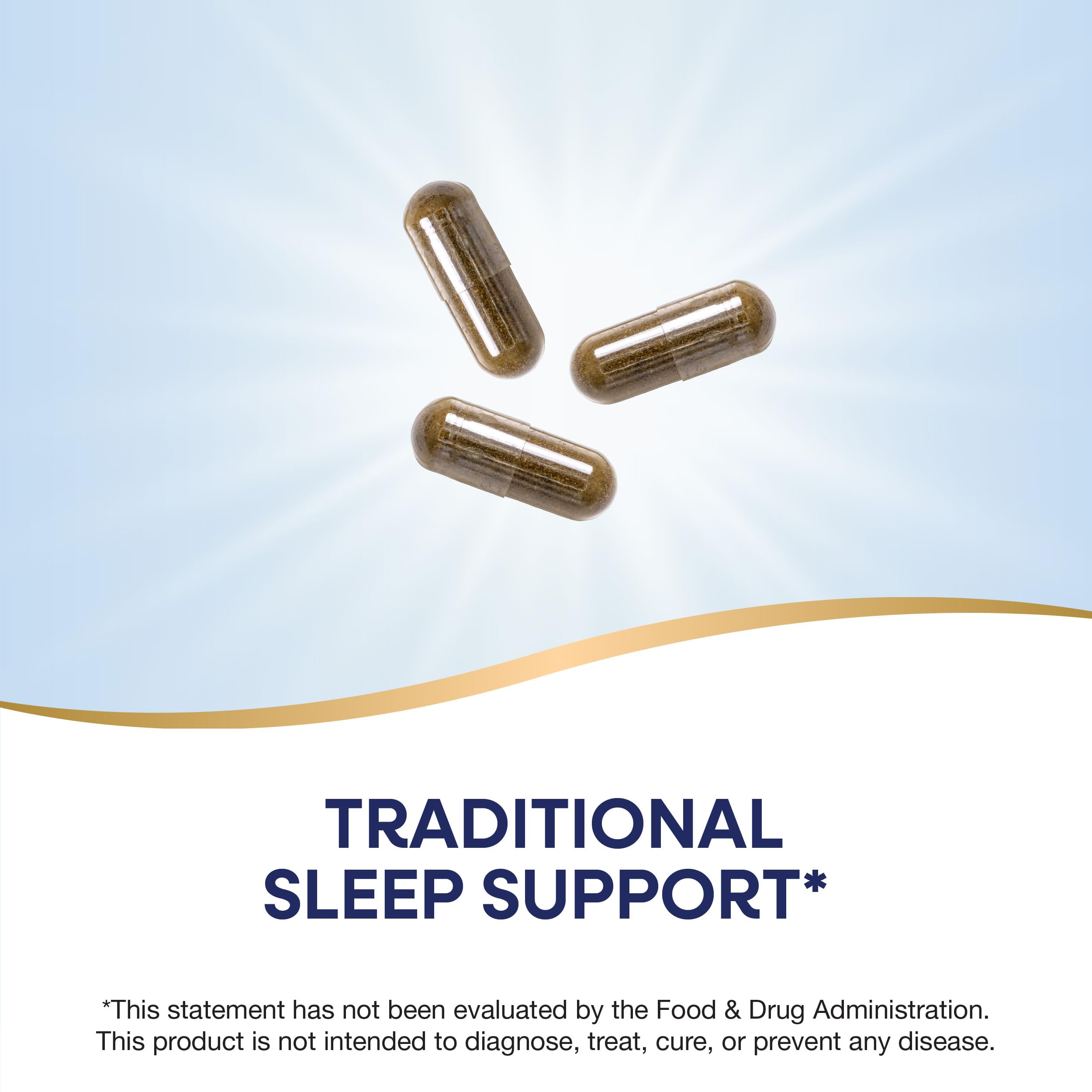 Nature's Way Melissa Lemon Balm Leaf, Traditional Sleep Support*, 1,500 mg per 3-Capsule Serving, Non-GMO Project Verified, 100 Vegan Capsules (Packaging May Vary)