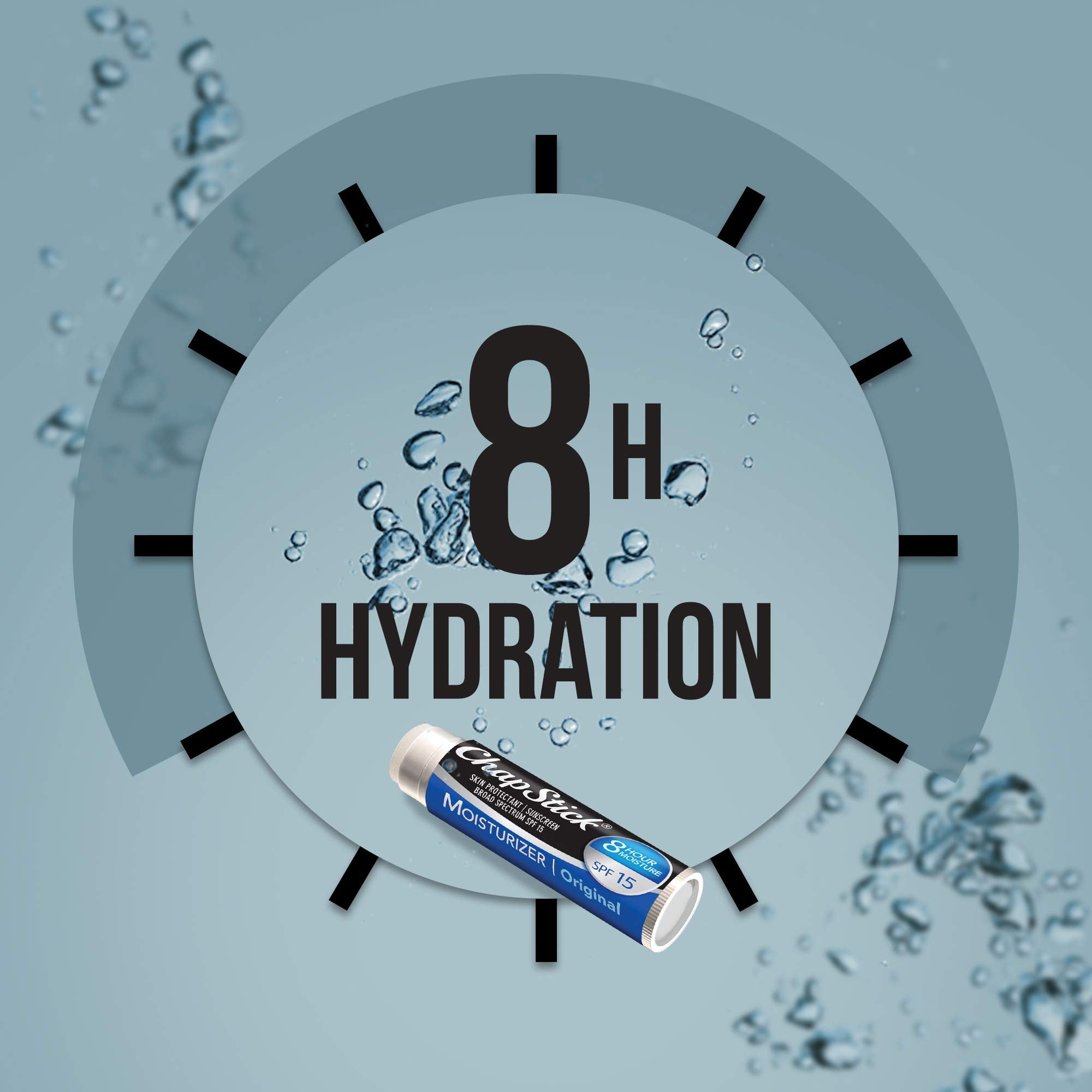 ChapStick Moisturizer 2-in-1 Lipcare SPF 15, Original –Sunscreen Lip Balm with Aloe Vera and Vitamin E, 0.15 Oz Ea