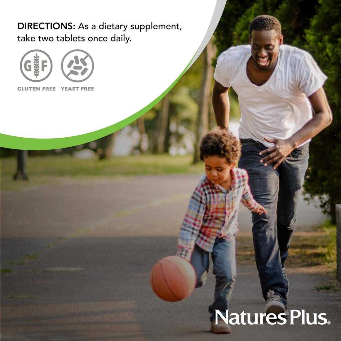 Natures Plus Ultra Hair, Sustained Release - 60 Vegetarian Tablets - Natural Hair Growth Supplement for Men & Women - Longer, Thicker Hair - Gluten-Free - 30 Servings