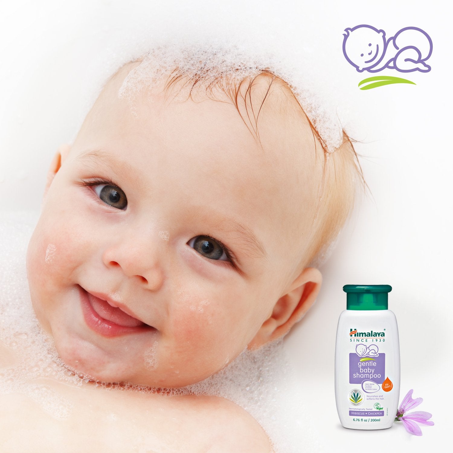 Himalaya Herbal Healthcare Gentle Baby Shampoo, 6.76 Fluid Ounce