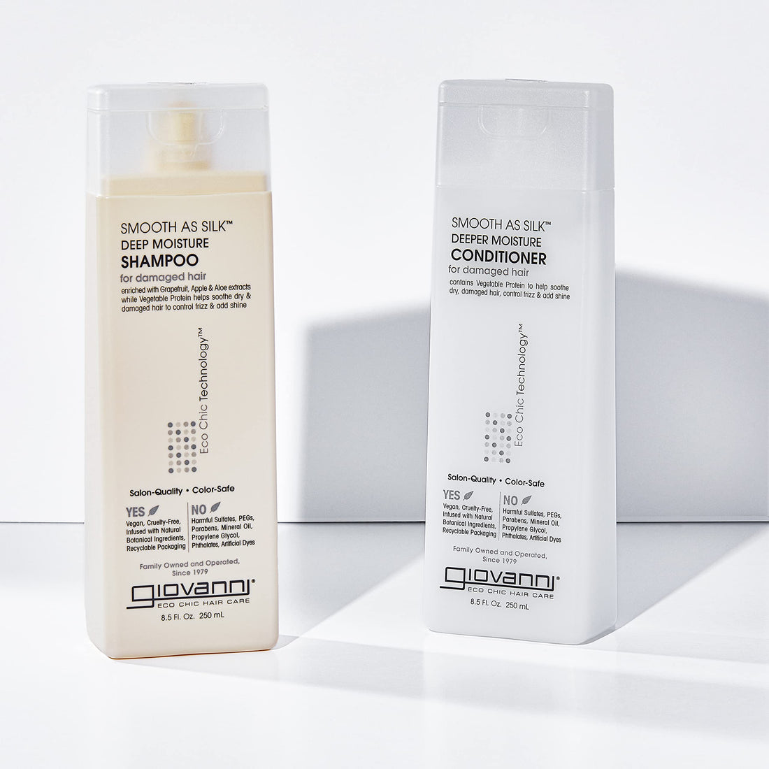 Giovanni Conditioner Smooth as Silk for Daily Use 8.5 fl oz Containers (Pack of 3)