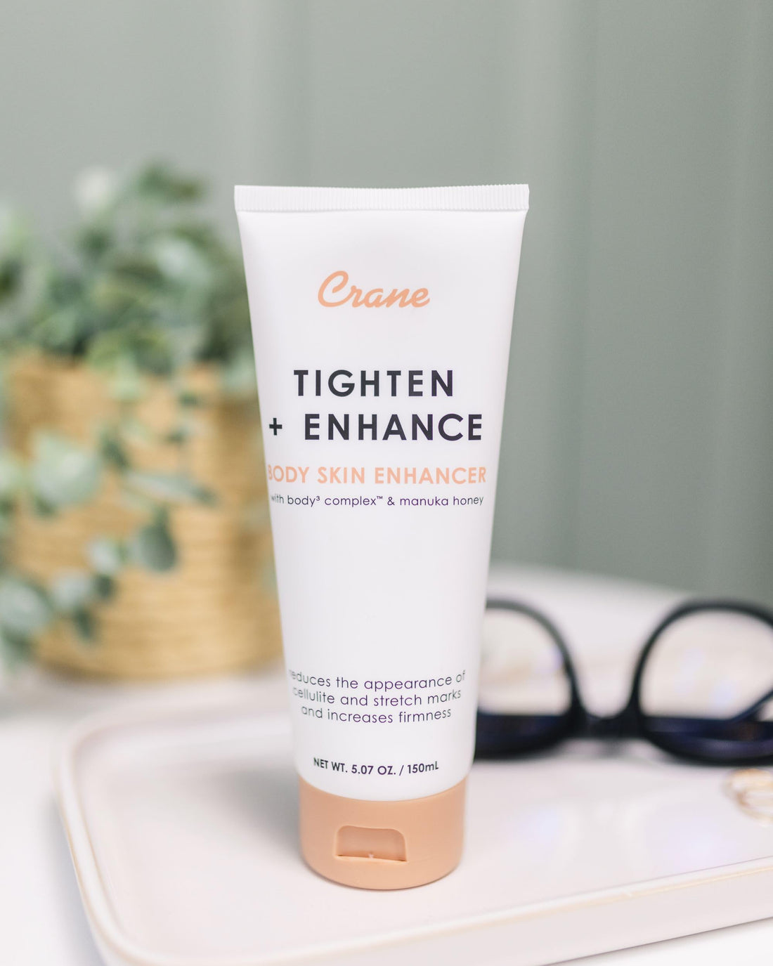 Crane Baby Stretch Mark Cream, Tighten, Tone, and Reduce Cellulite and Stretch Marks, 5.07 oz