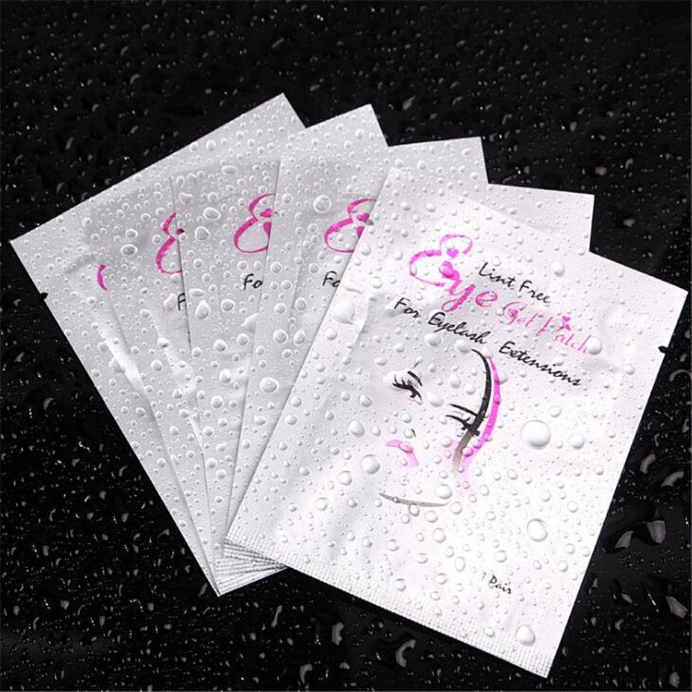 kawagirl 100: Eye Gel Patches, Under Eye Pads Lint Free Lash Extension Eye Gel Patches For Eyelash Extension (100)