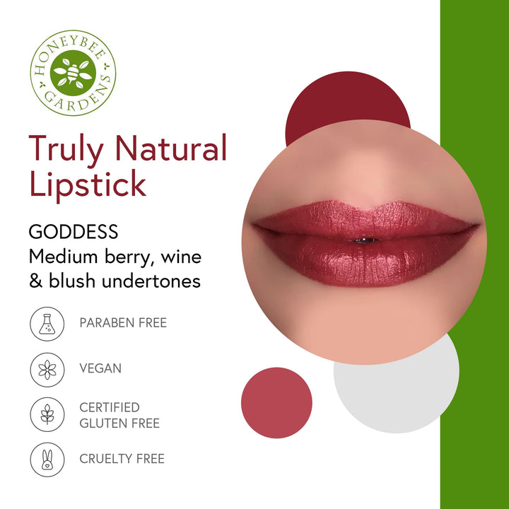 Honeybee Gardens - Truly Natural Lipstick Goddess 0.13 Oz. 75661