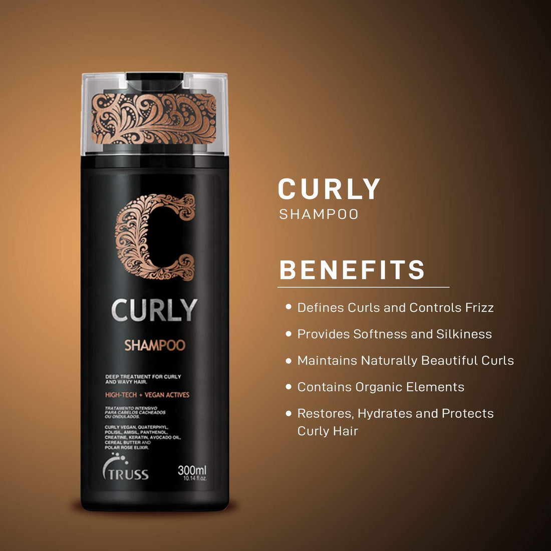 Truss Truss Curly Shampoo 300ml 10.14 fl.oz.
