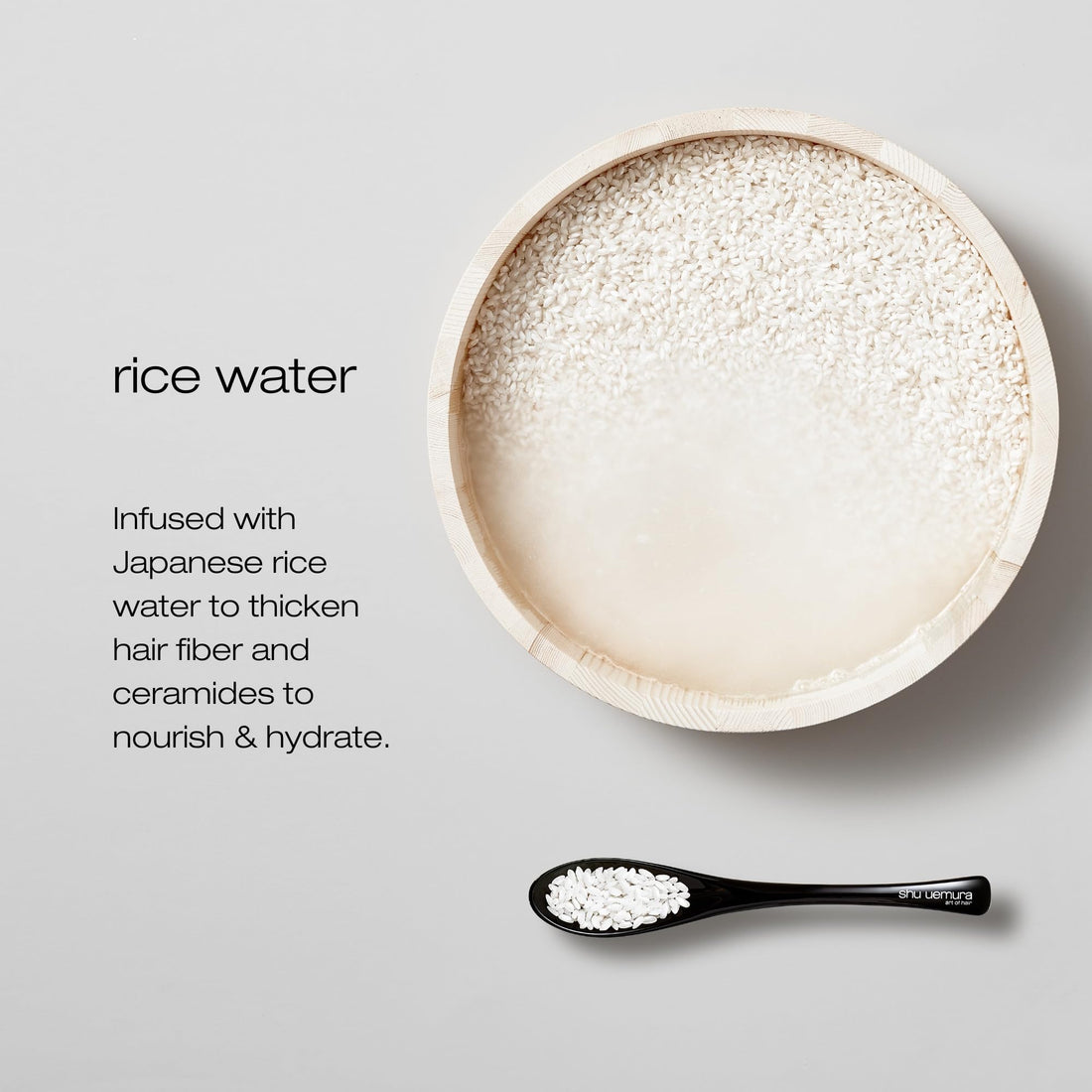 Shu Uemura Izumi Tonic Strengthening & Thickening Rice Water Conditioner - Hydrates and Repairs Damaged Hair, Smooths and Adds Shine, With Japanese Rice Water