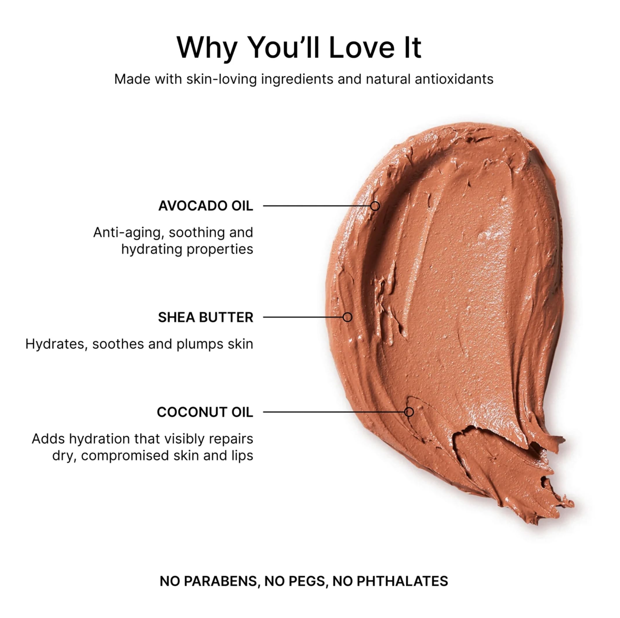 Jillian Dempsey Cheek Tint - Multi-Use Natural Blush for Cheeks & Lips, Vegan, Cruelty-Free & Organic