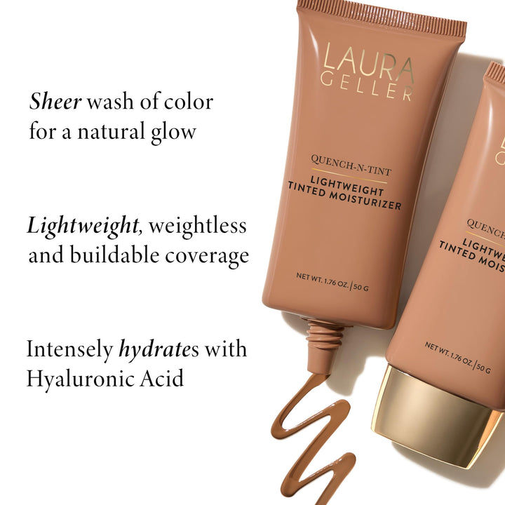 Light : Laura Geller New York Quench-N-Tint Hydrating Foundation - Light
