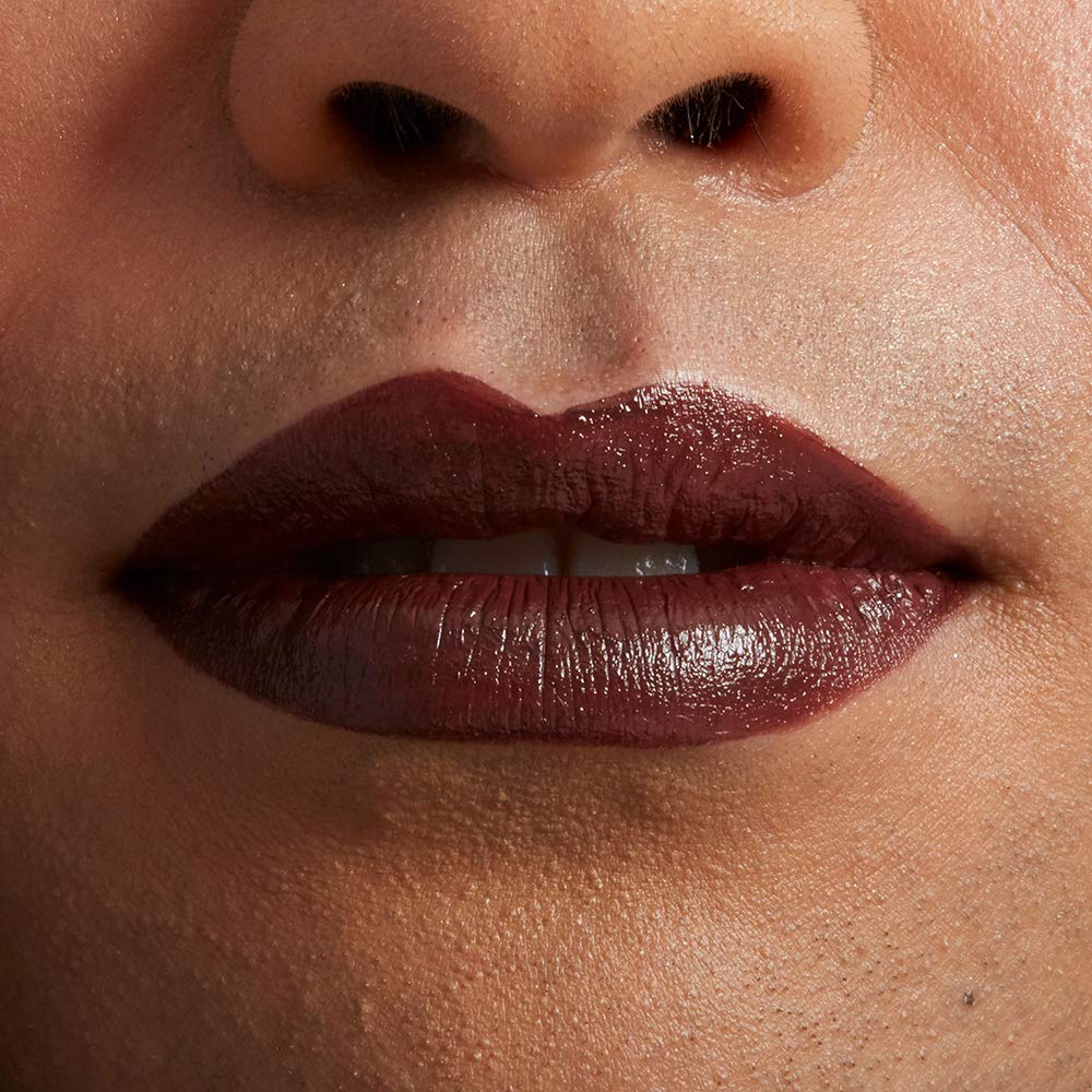 NYX PROFESSIONAL MAKEUP Shout Loud Satin Lipstick, Infused With Shea Butter - So Dramatic (Plum Brown)