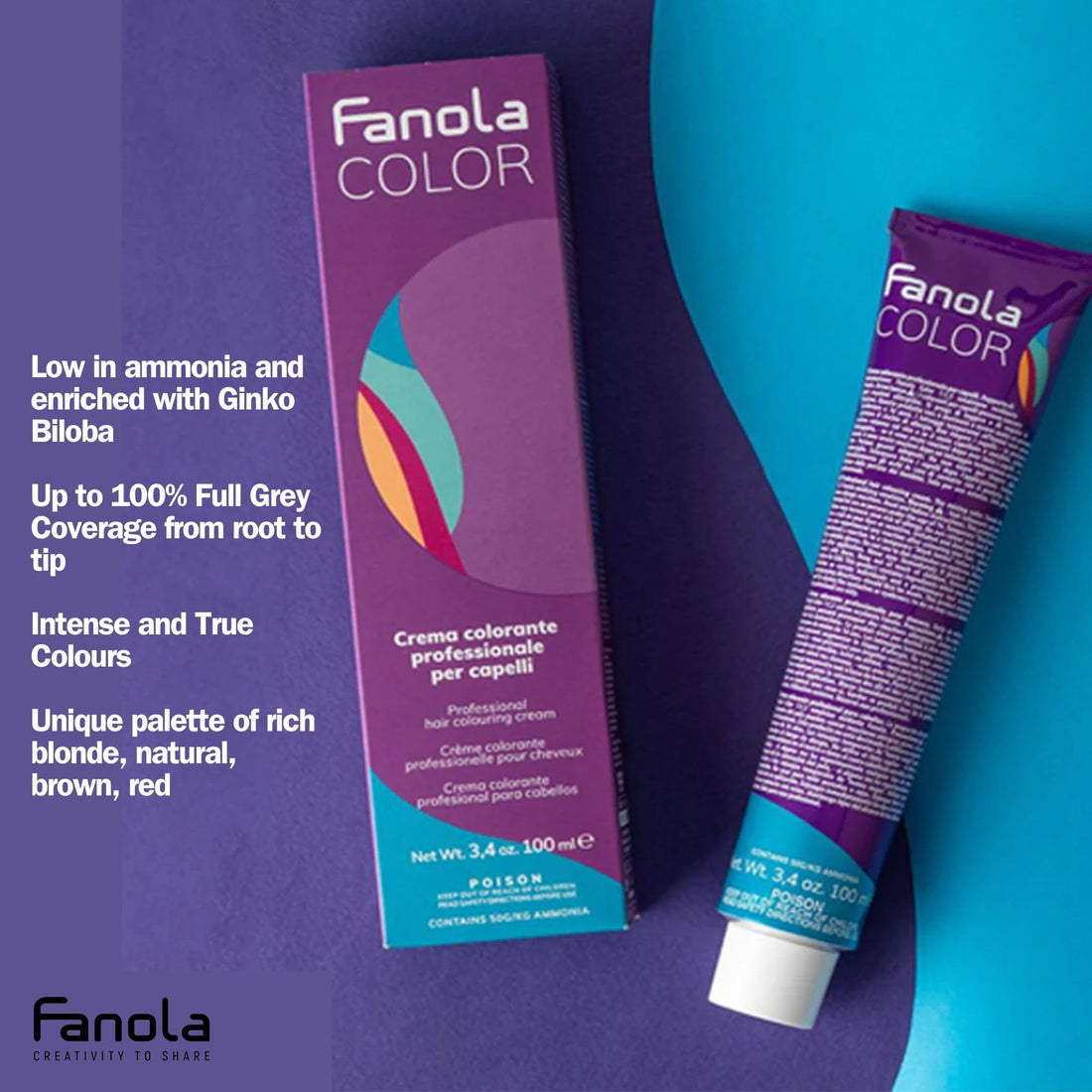 Fanola 10.00 Platinum Blonde Intense Colouring Cream