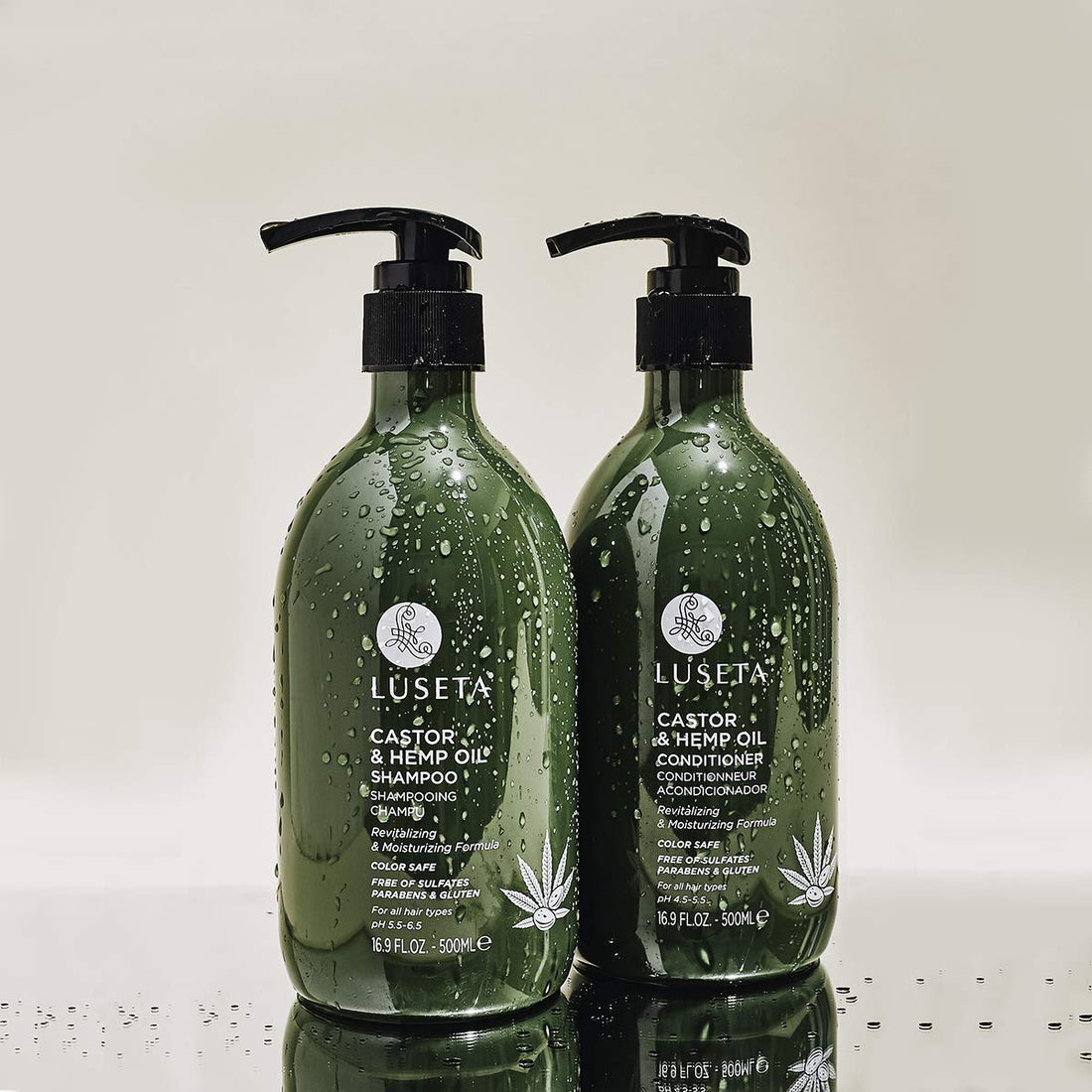 Luseta Castor & Hemp Oil Conditioner for Hair Growth, Hair Loss/Repair, Thickens & Enriches Thinning 33.8oz