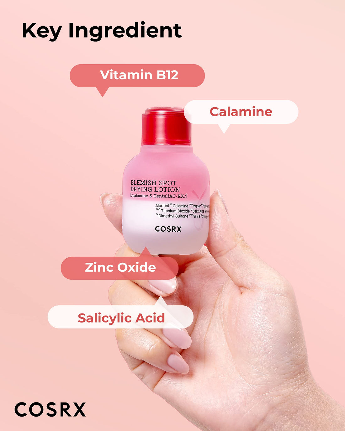 COSRX Acne Blemish Spot Drying Lotion 1.01 fl. oz / 30ml Dry and Reduce Blemish Spot, Pimple, Whitehead, Spot Treatment, Korean Skin Care