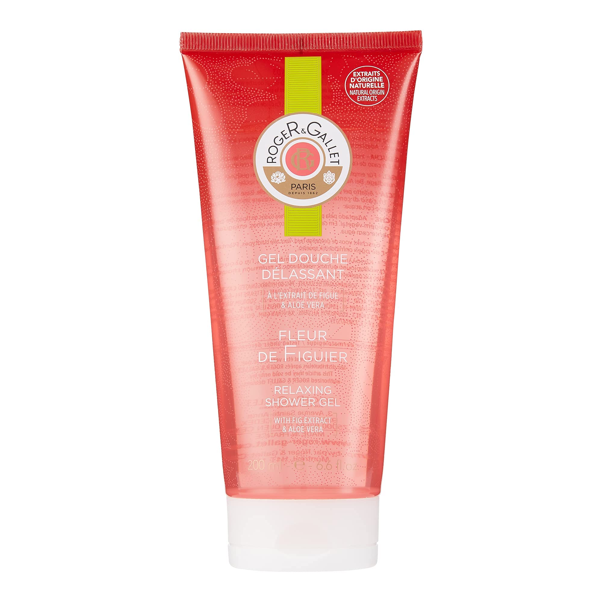 Roger & Gallet Fleur De Figuier Shower Gel for Unisex, 6.6 Ounce