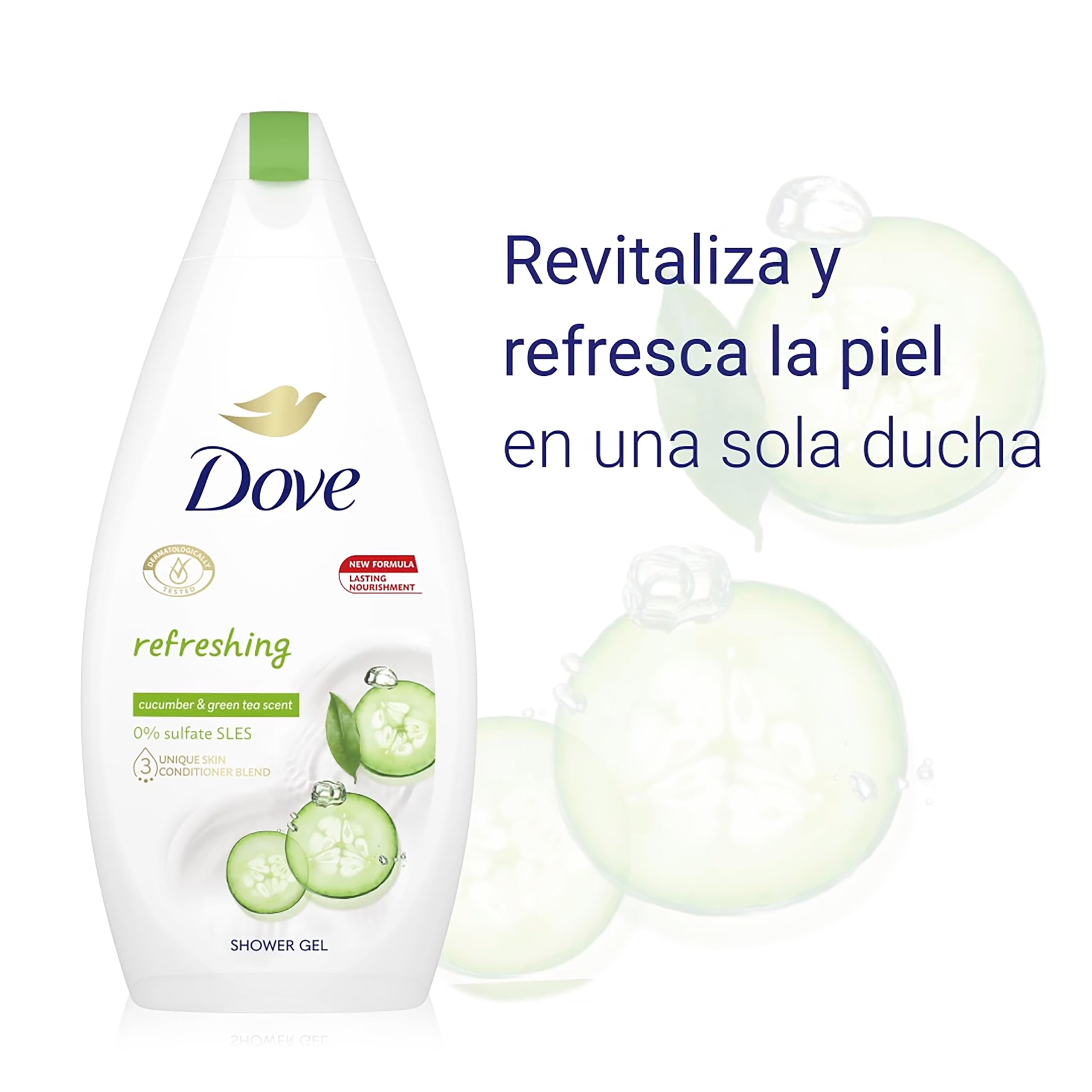 Dove Fresh Touch Shower Gel 16.9oz (500ml)