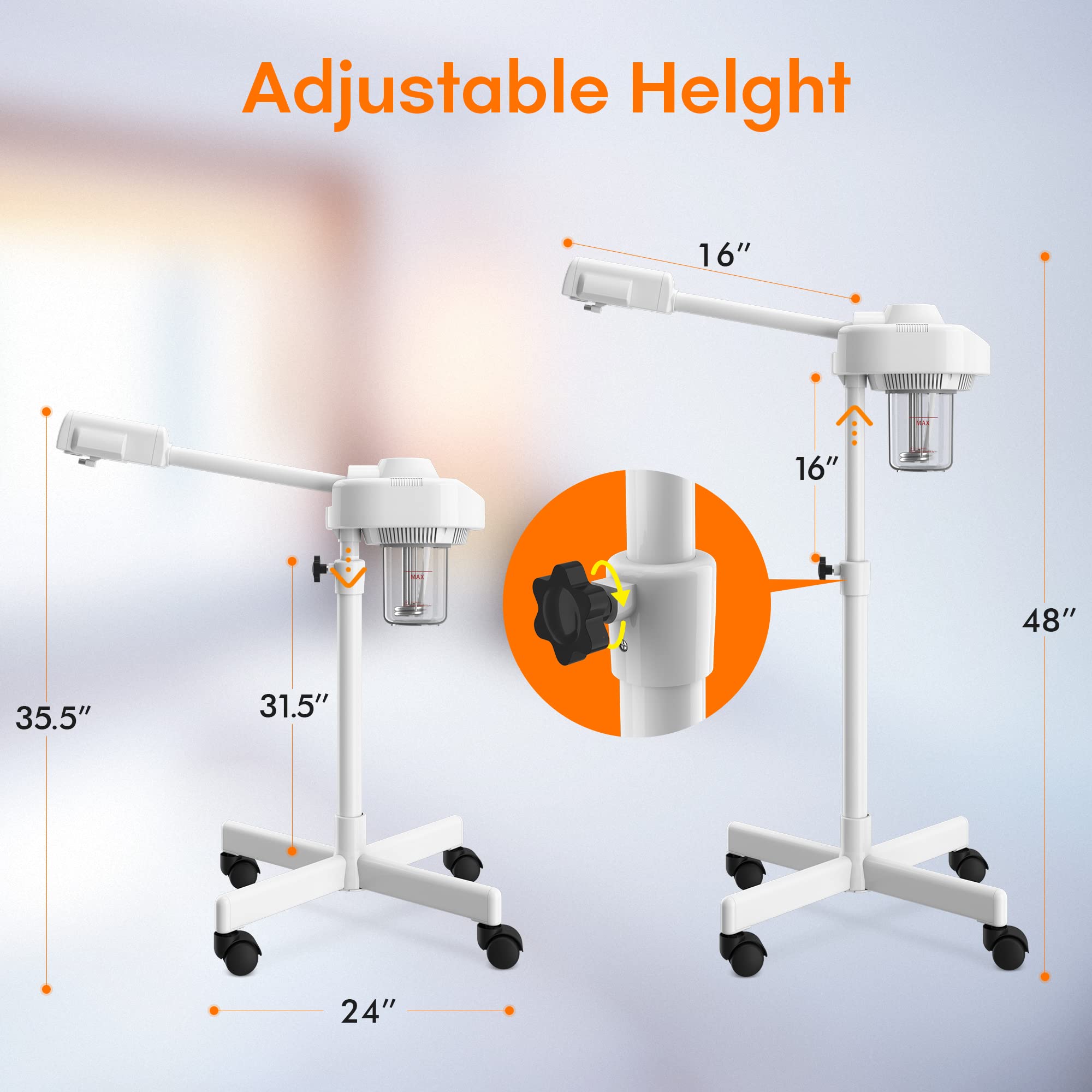 Kingsteam Professional Facial steamer (White)