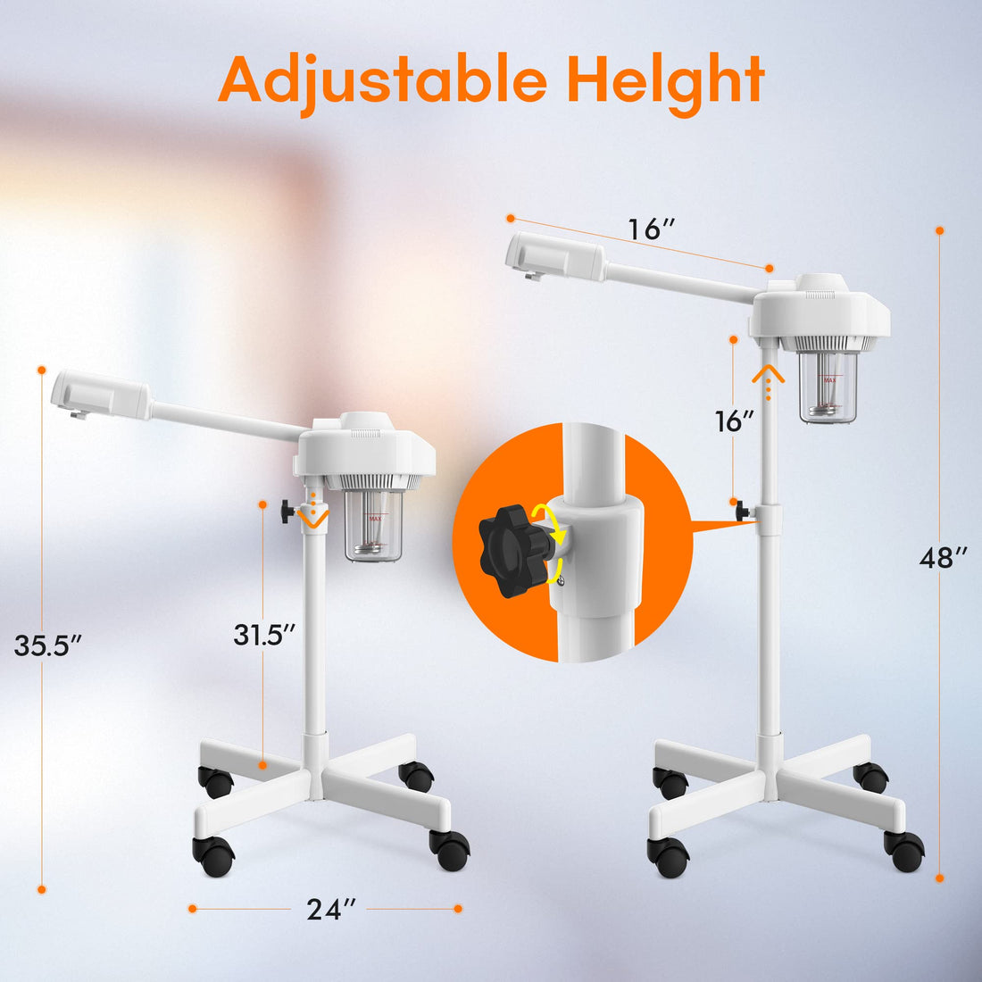 Kingsteam Professional Facial steamer (White)