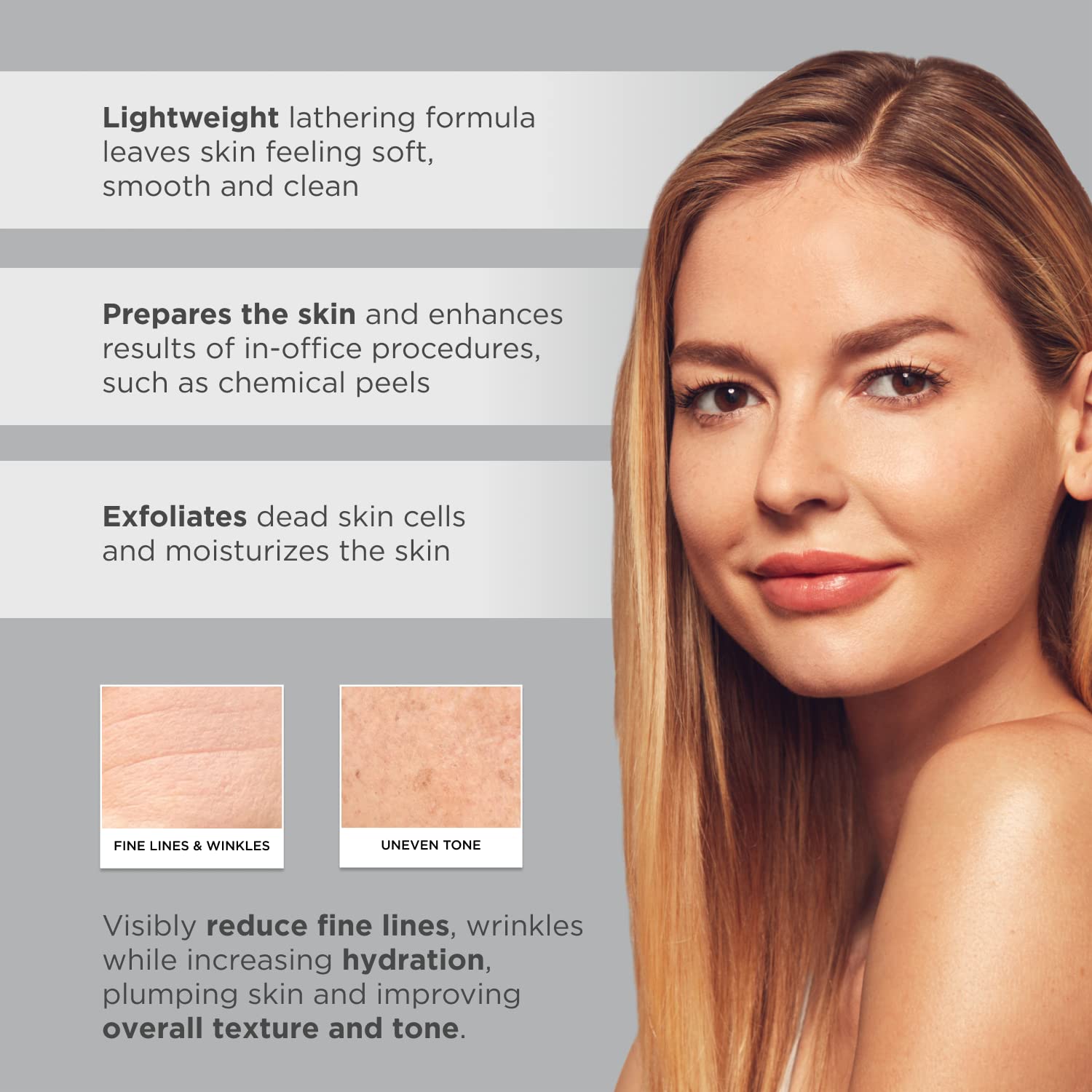 Glytone StepUp Cleanse Mild Cream Wash 200ml/6.7oz