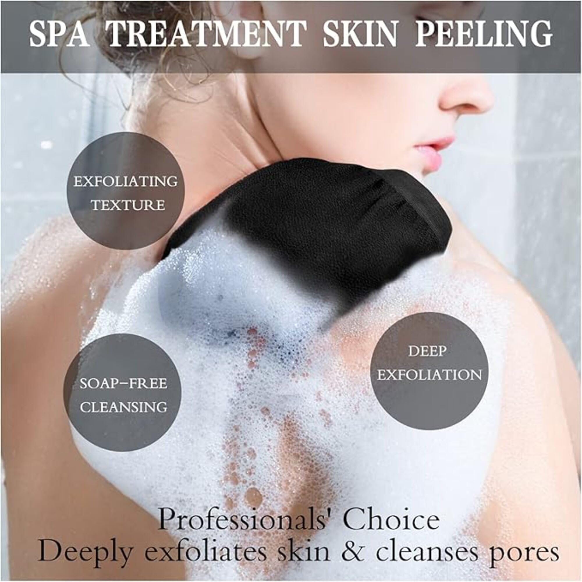 Dylonic Exfoliating Brush For Razor Bumps and Ingrown Hair Treatment, Silicone Face Scrubbers, Face and Body Exfoliator Set - Perfect for Dry Brushing, Body Brush by Dylonic