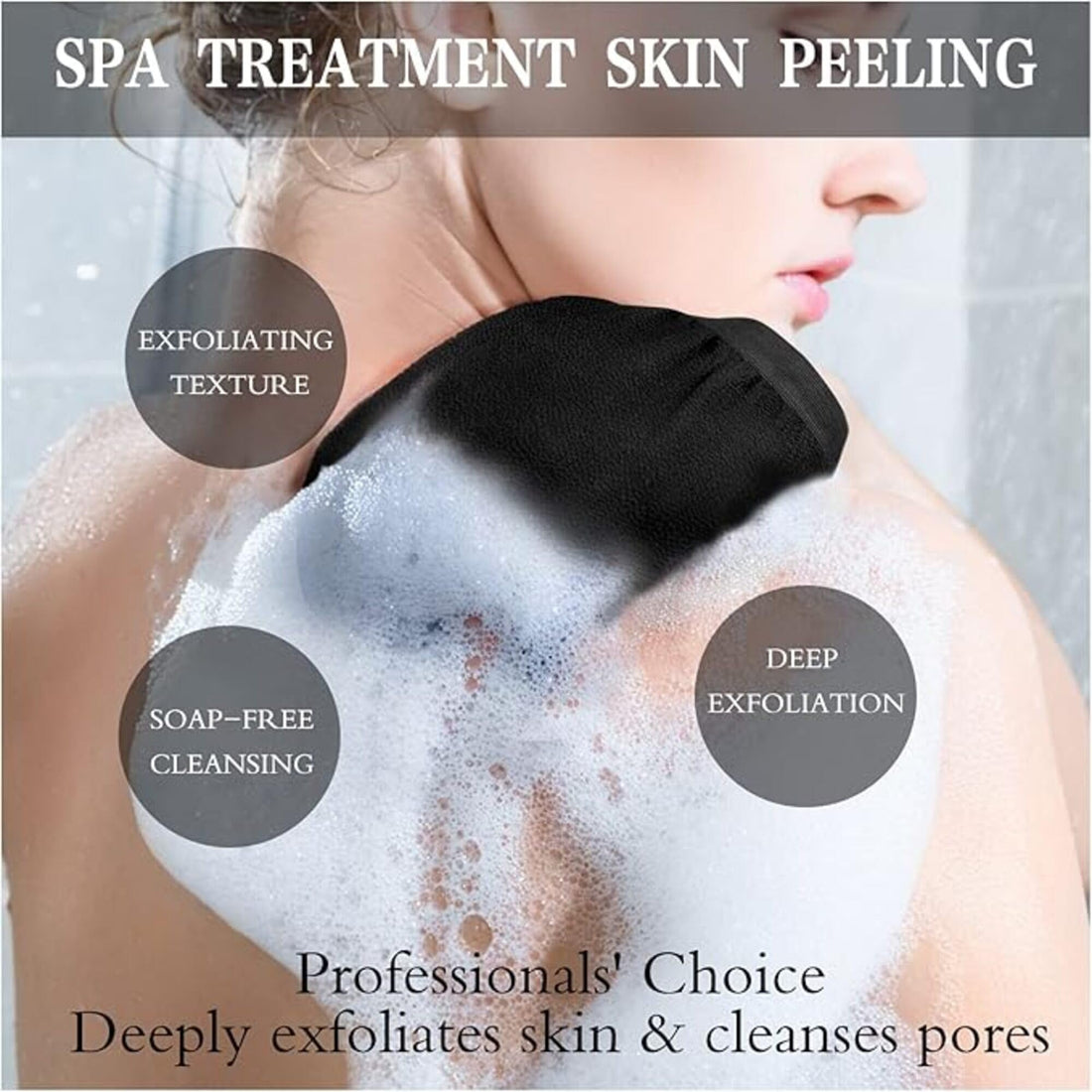 Dylonic Exfoliating Brush For Razor Bumps and Ingrown Hair Treatment, Silicone Face Scrubbers, Face and Body Exfoliator Set - Perfect for Dry Brushing, Body Brush by Dylonic