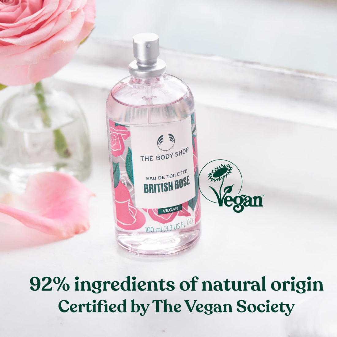 The Body Shop British Rose Eau De Toilette For Women, 100Ml