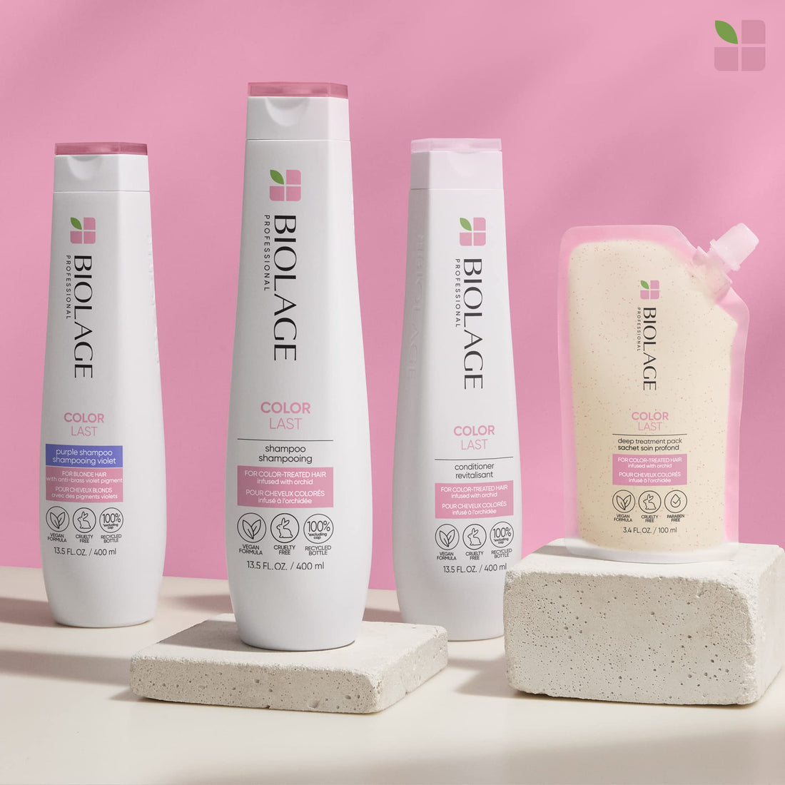 Biolage Color Last Purple Shampoo | Neutralizes Brass & Unwanted Yellow Tones | With Fig & Orchid | Paraben-Free | For Color Treated Hair | Vegan | Cruelty Free | Professional Shampoo | 33.8 Fl. Oz