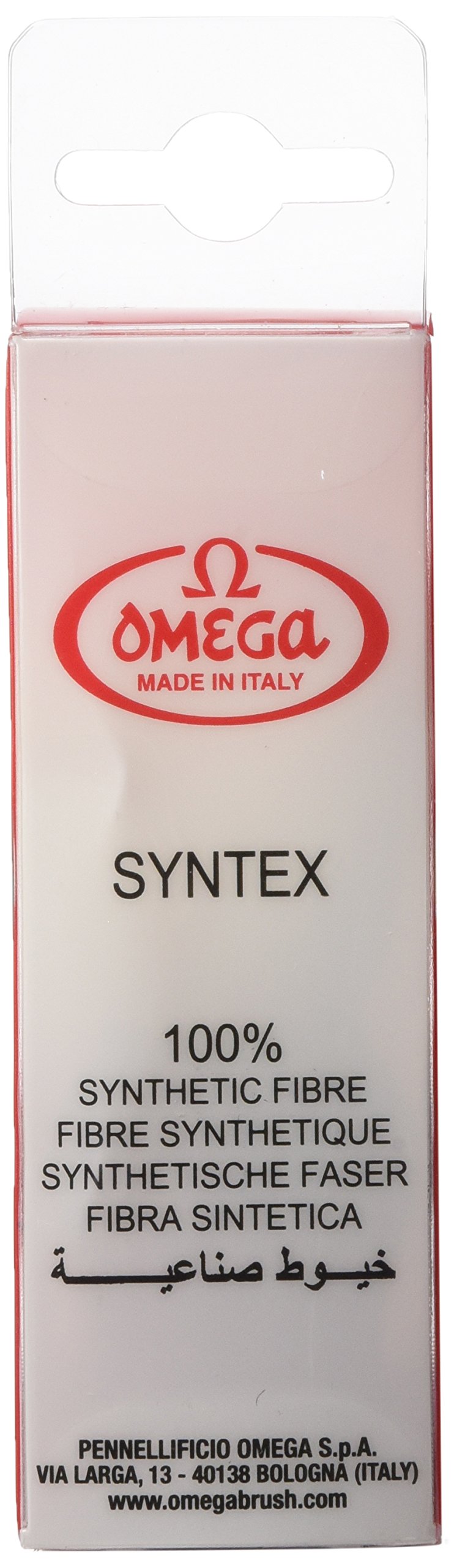 Omega Shaving Brush # 90065 Syntex 100% Synthetic Navy Blue