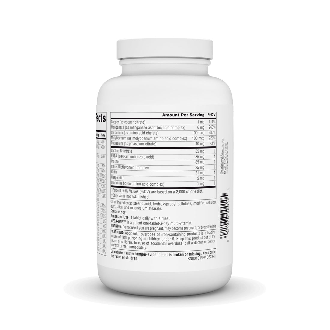 Source Naturals Mega-One Multi-Vitamin with Minerals* - 180 Tablets