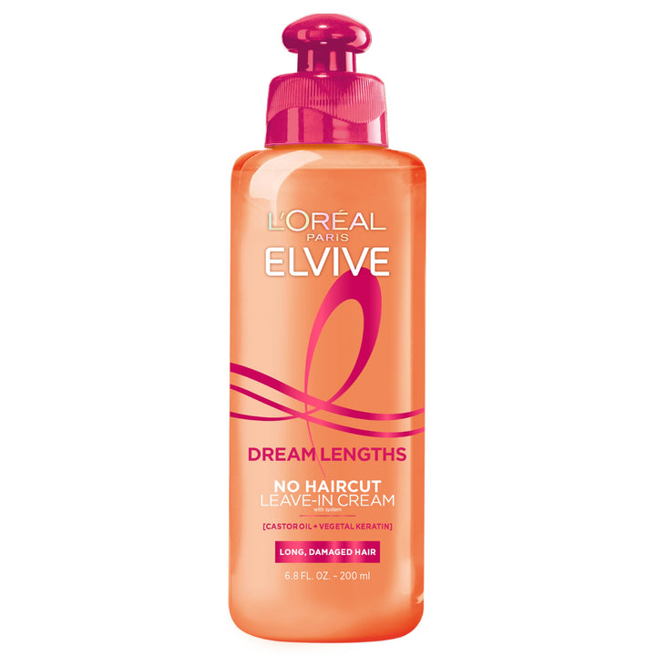 L'Oreal Paris Elvive Dream Lengths No Haircut Cream Leave In Conditioner, 6.8 fl. oz.