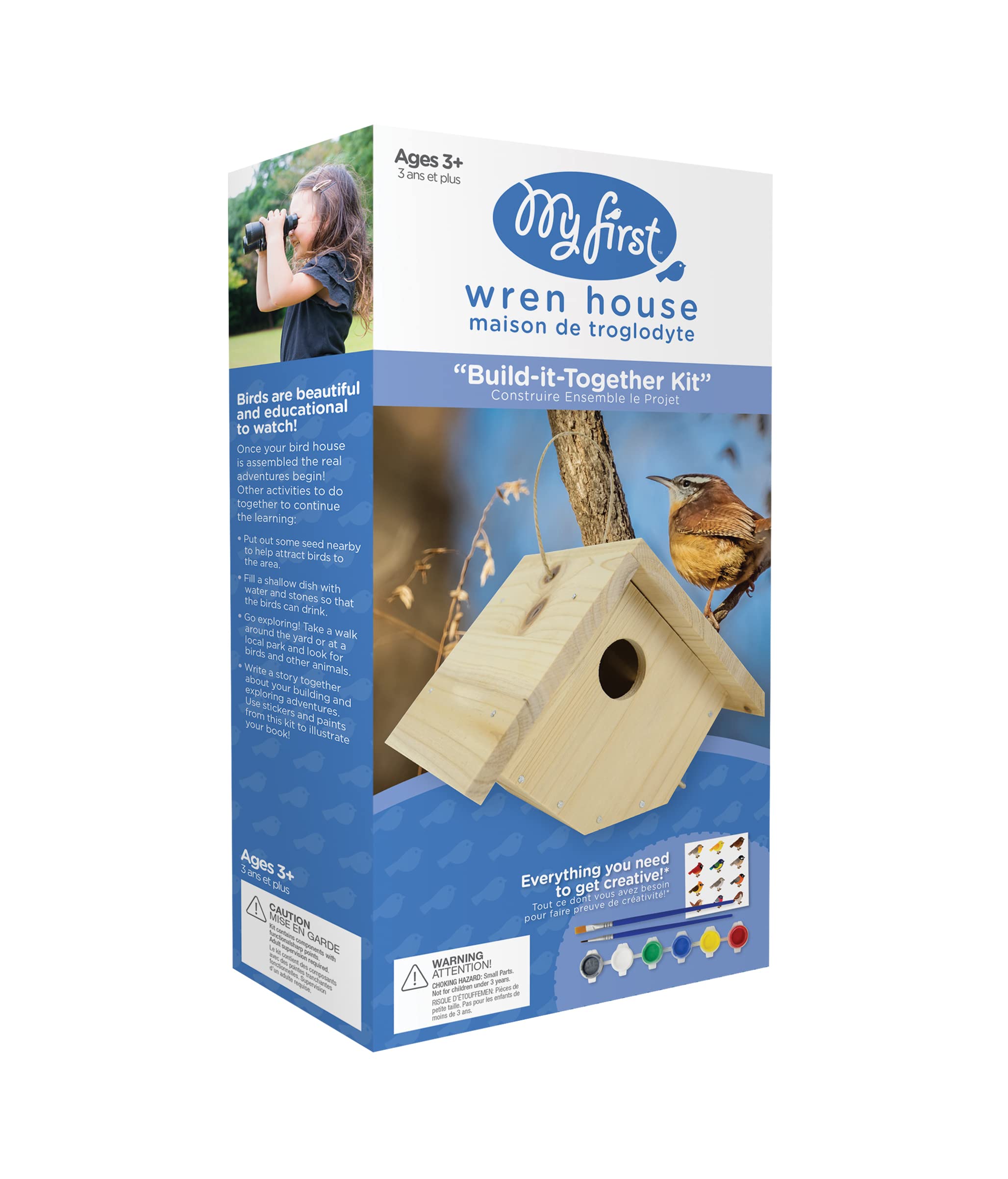 Nature's Way DIY Garden-Wren-House, Wood