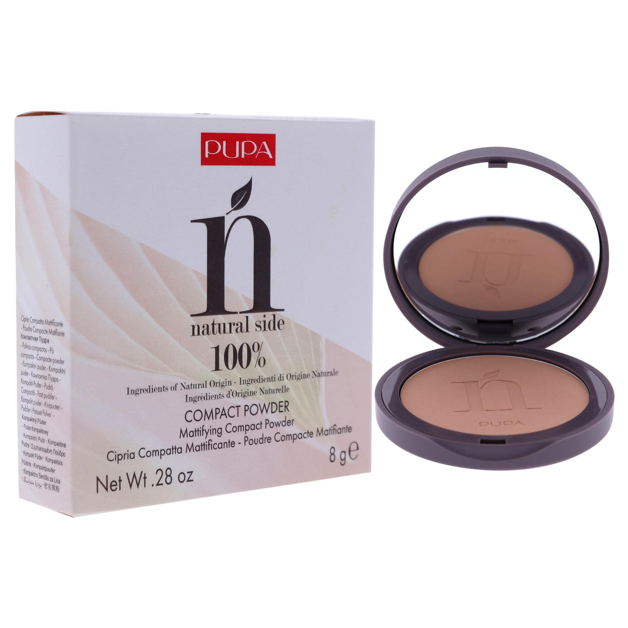 PUPA Milano Natural Side Compact Powder (003 Warm Beige), I0111839